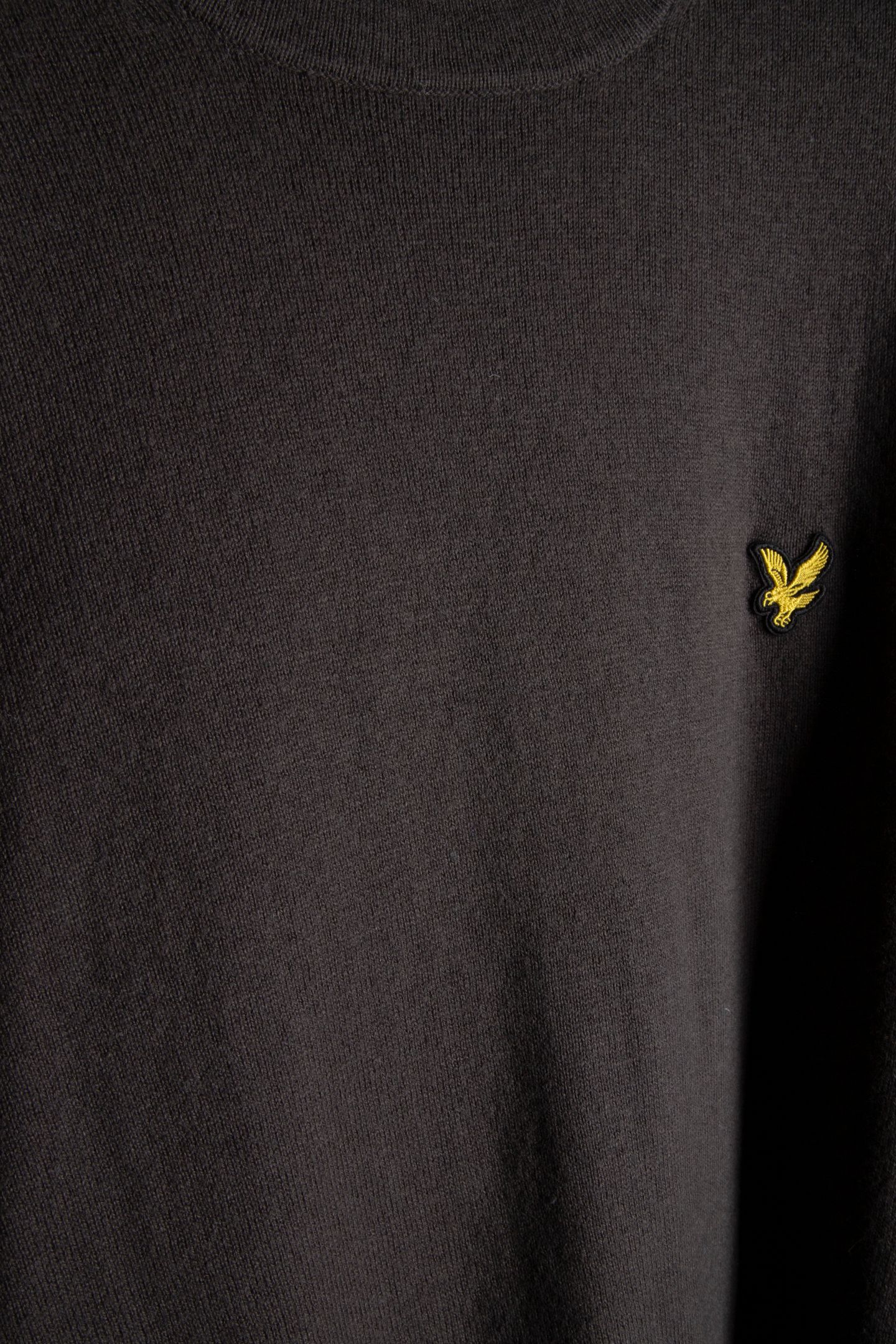 COTTON MERINO CREW NECK JUMPER GUNMETAL 5