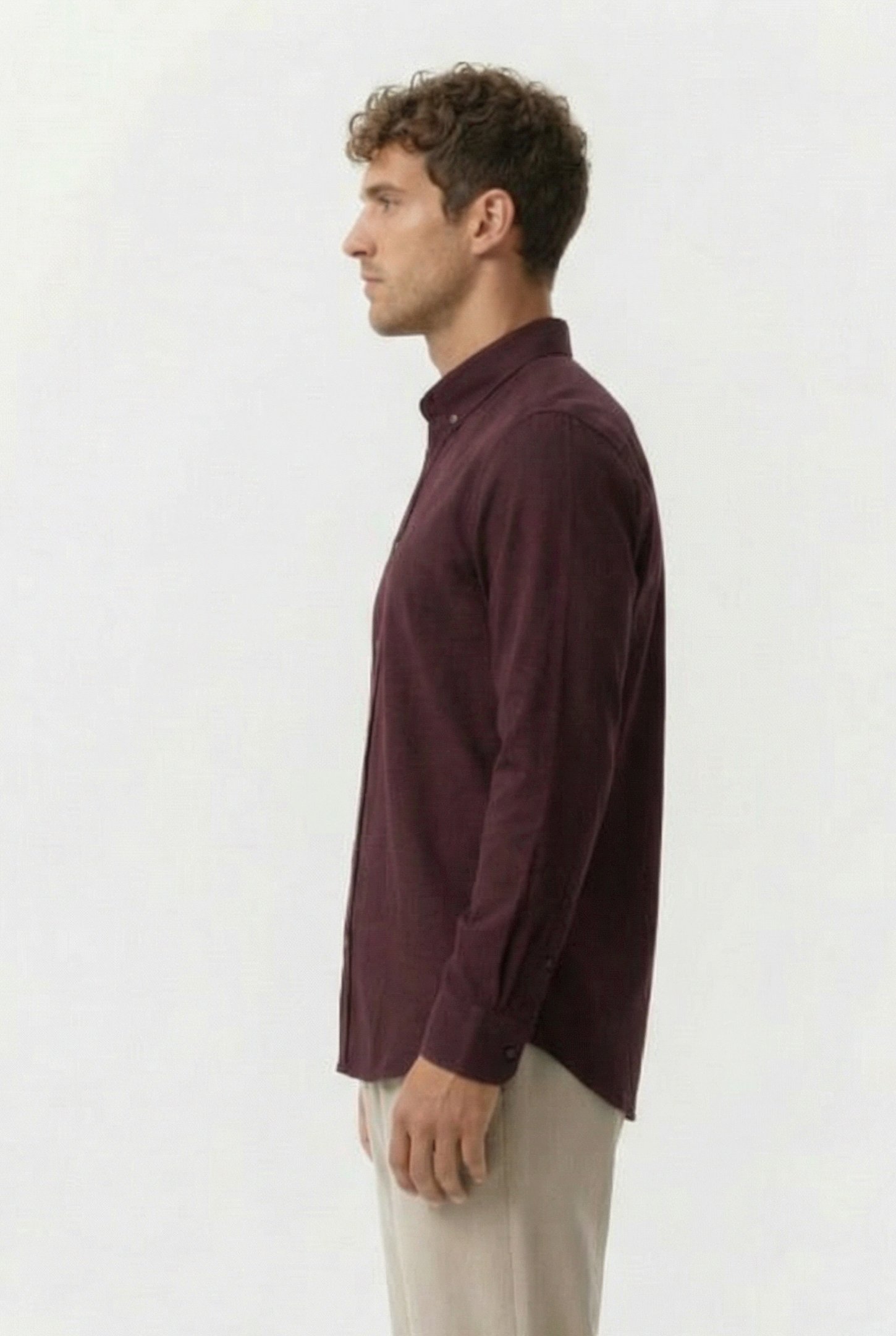 OXFORD LONG SLEEVE SHIRT SOLIDCHATEAUX/MARINE 3