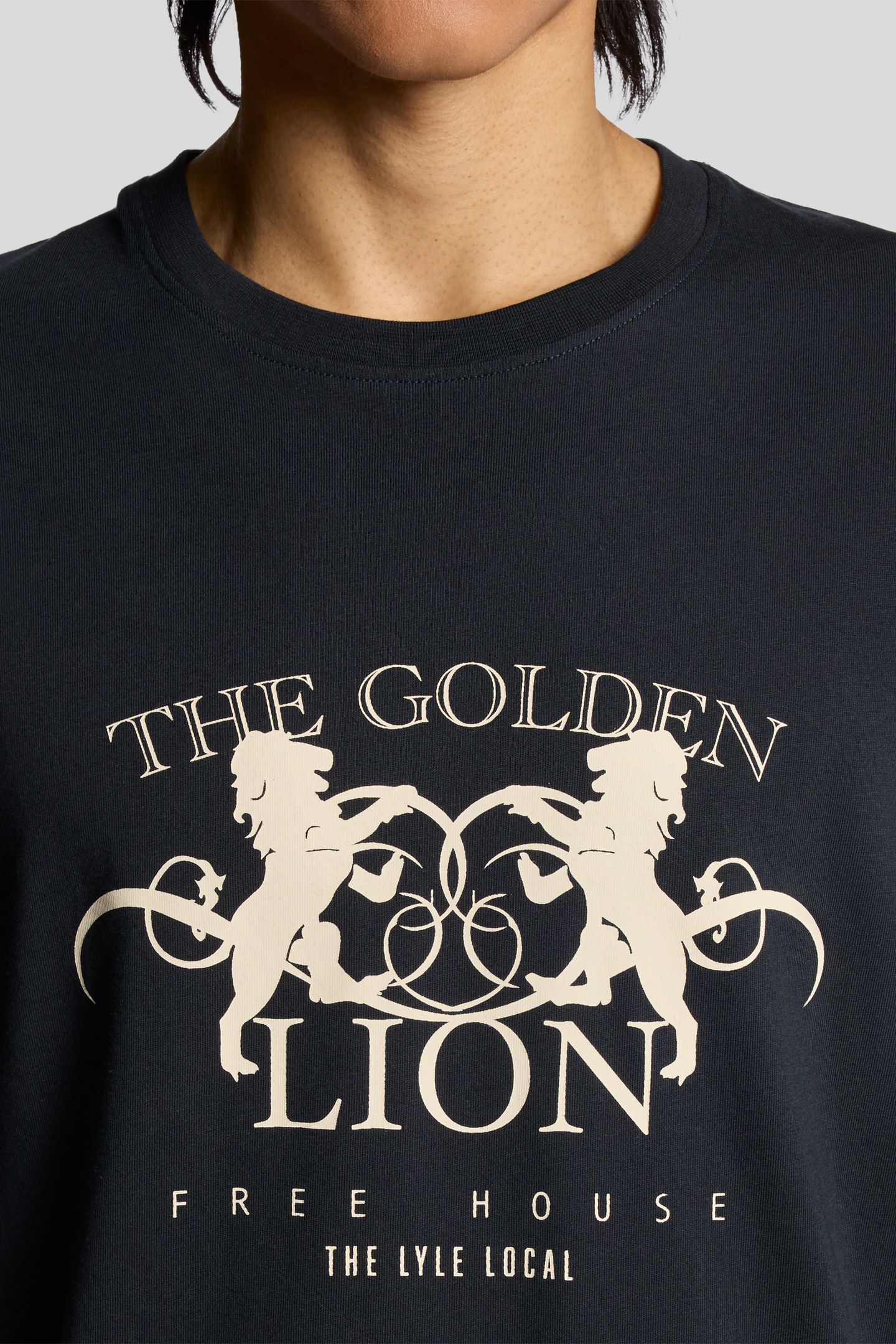 GOLDEN LION GRAPHIC T-SHIRT DARK NAVY 5