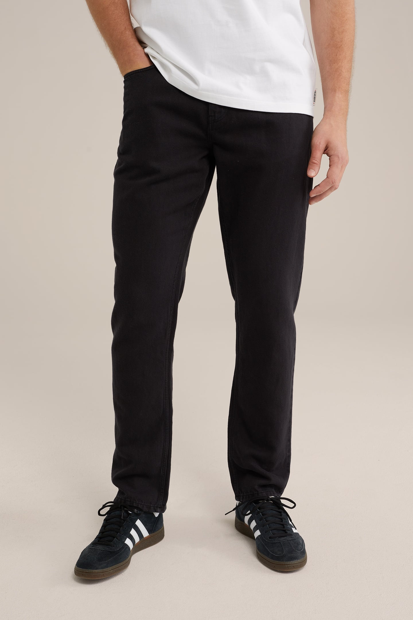 5-POCKET MID WAIST BLACK 10