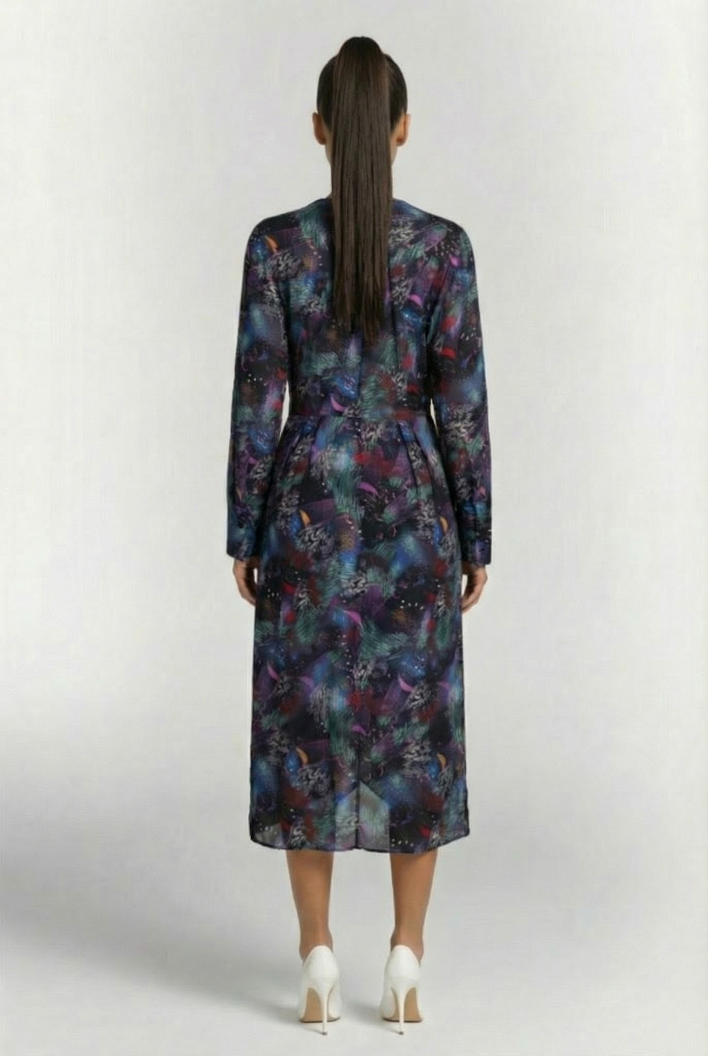 CHENOA DRESS PURPLE/MULTICO 2