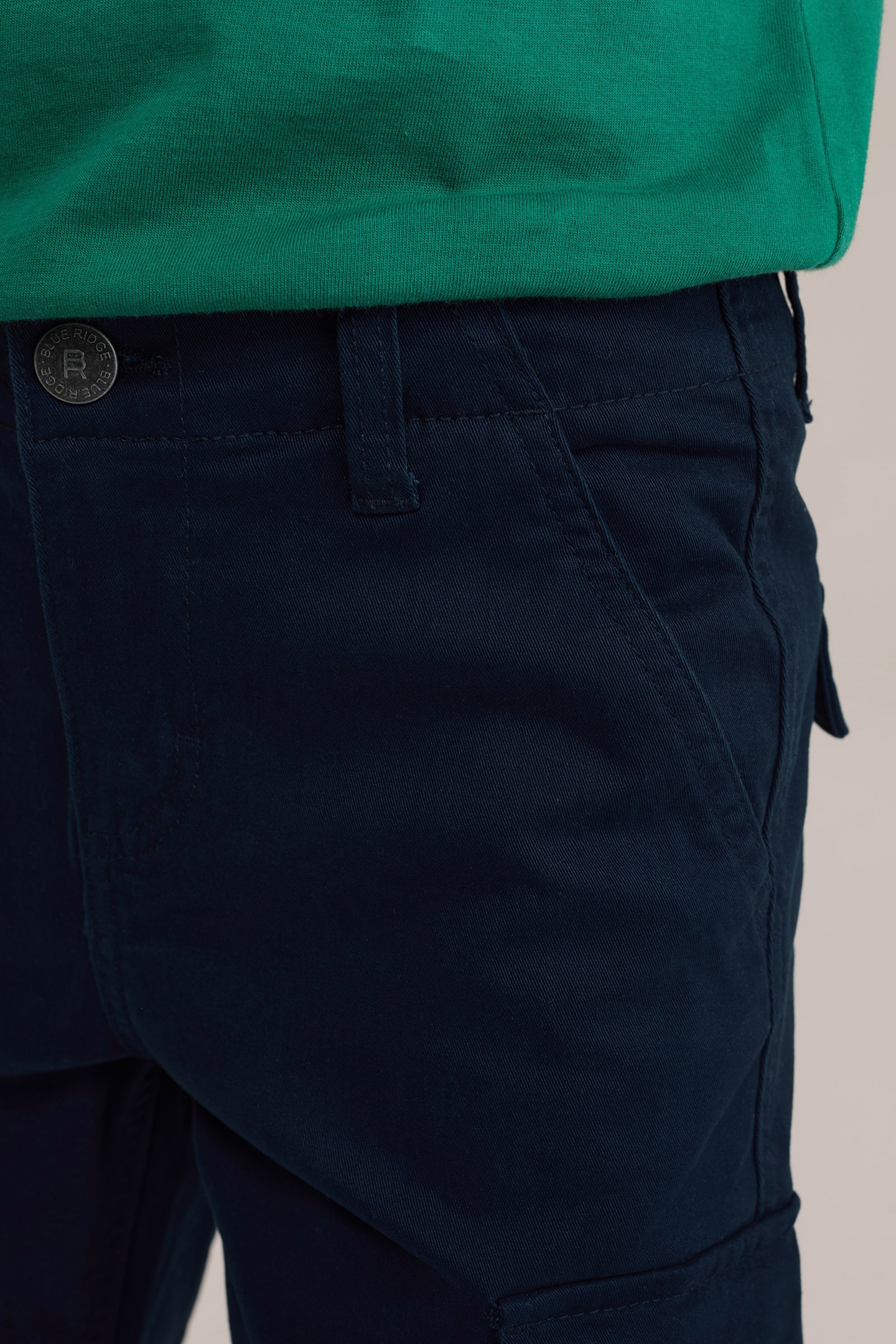 CARGO PANTS NAVY BLUE 7
