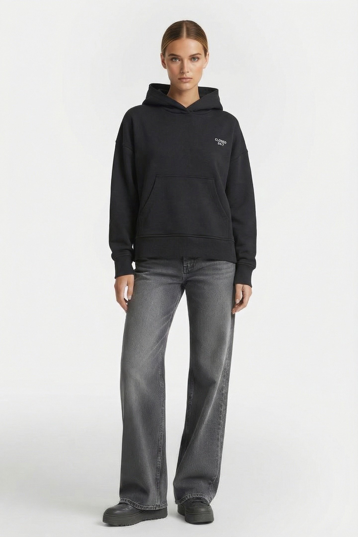 HOODY T-SHIRTS BLACK 1