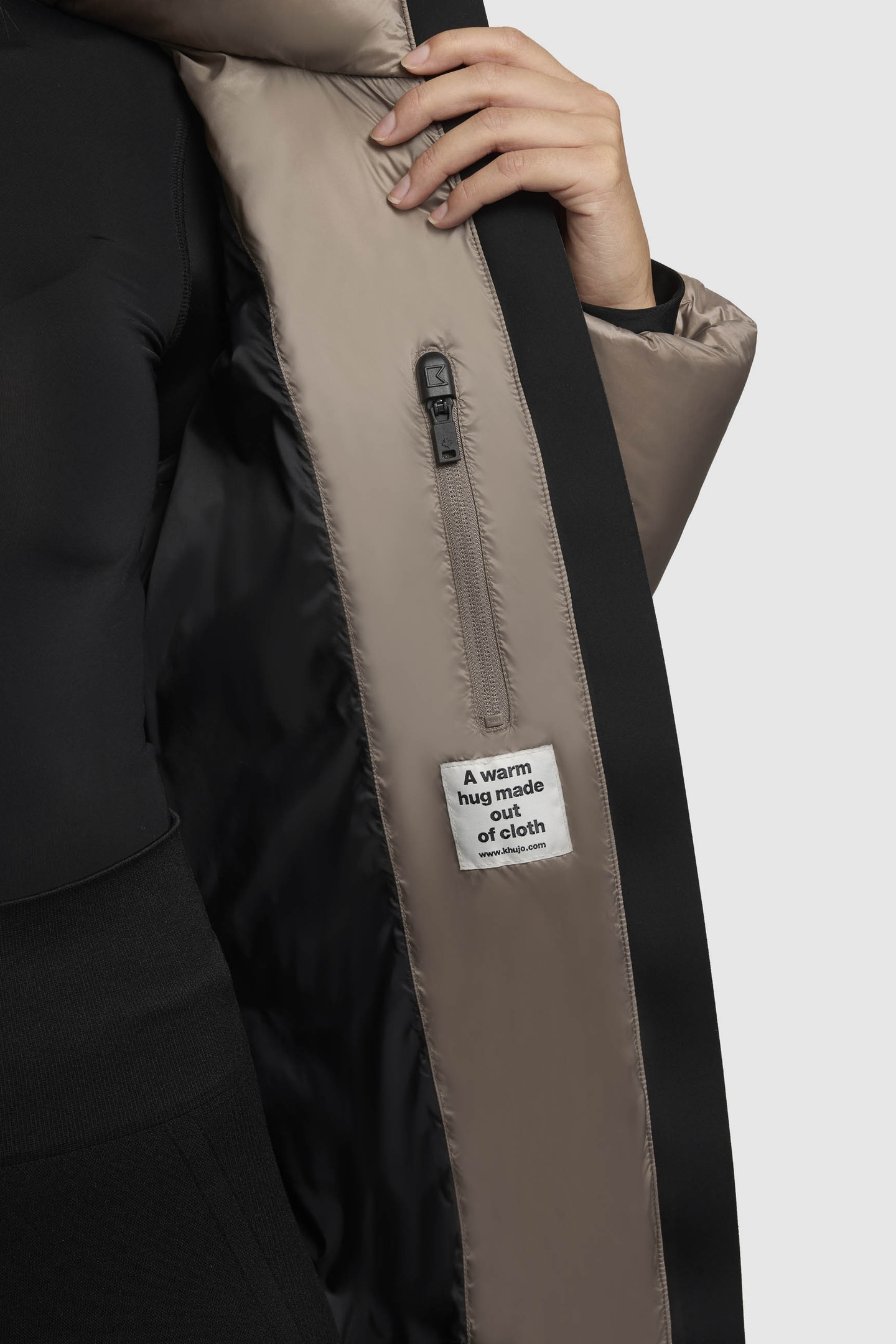 NIKITA COAT GREIGE 10