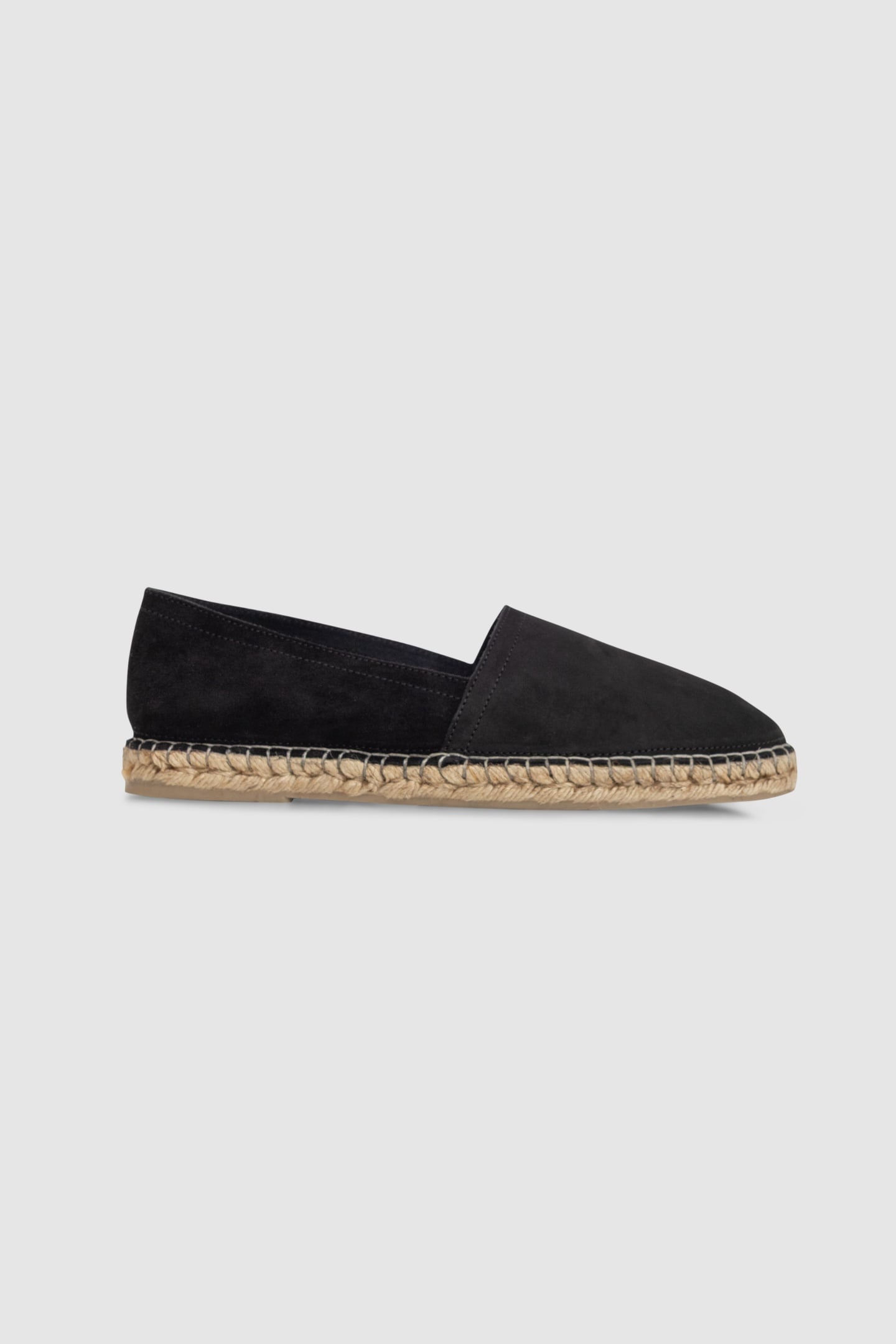 BLACK SUEDE ESPADRILLES 1