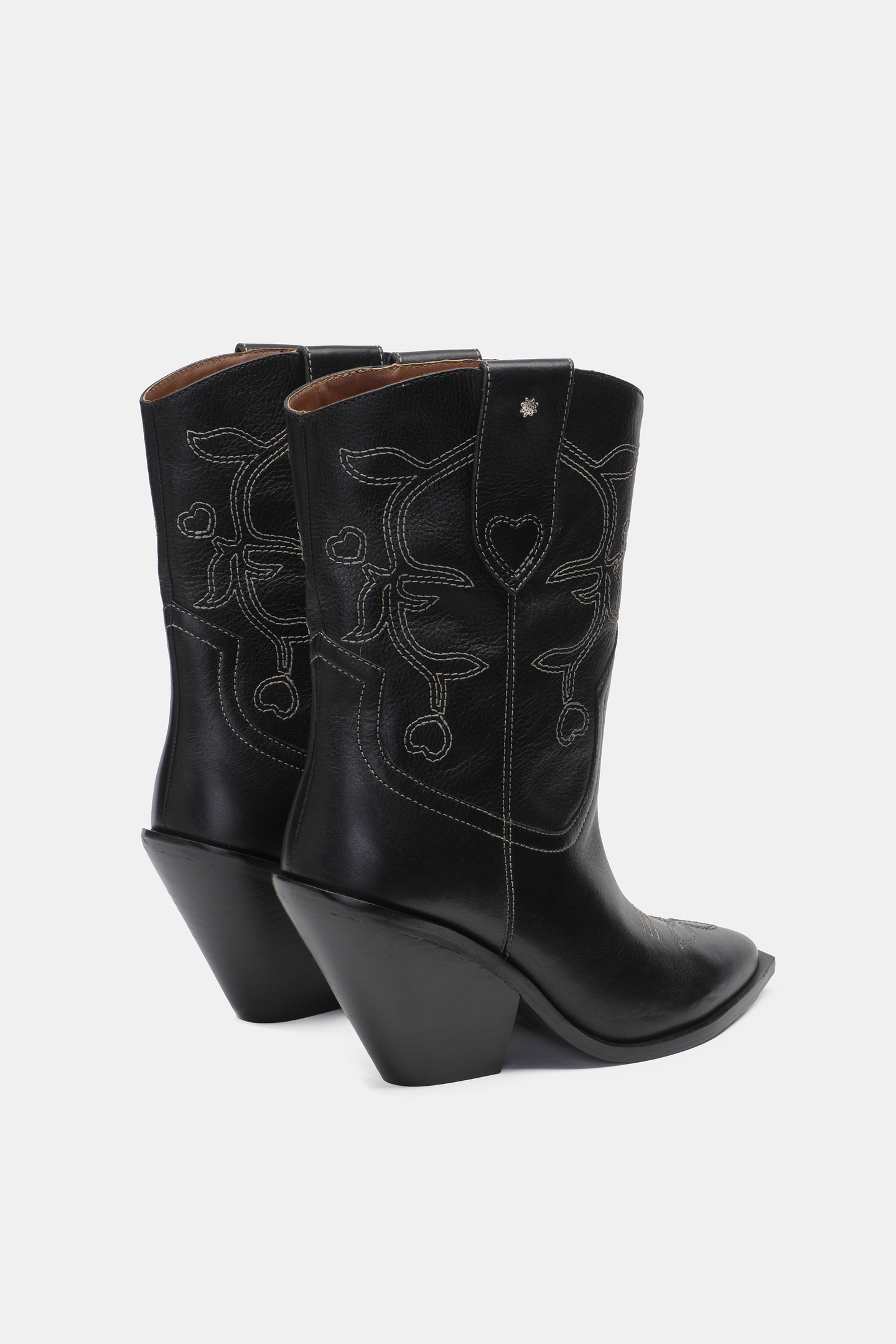 ASIRA COWBOY BOOT BLACK 3