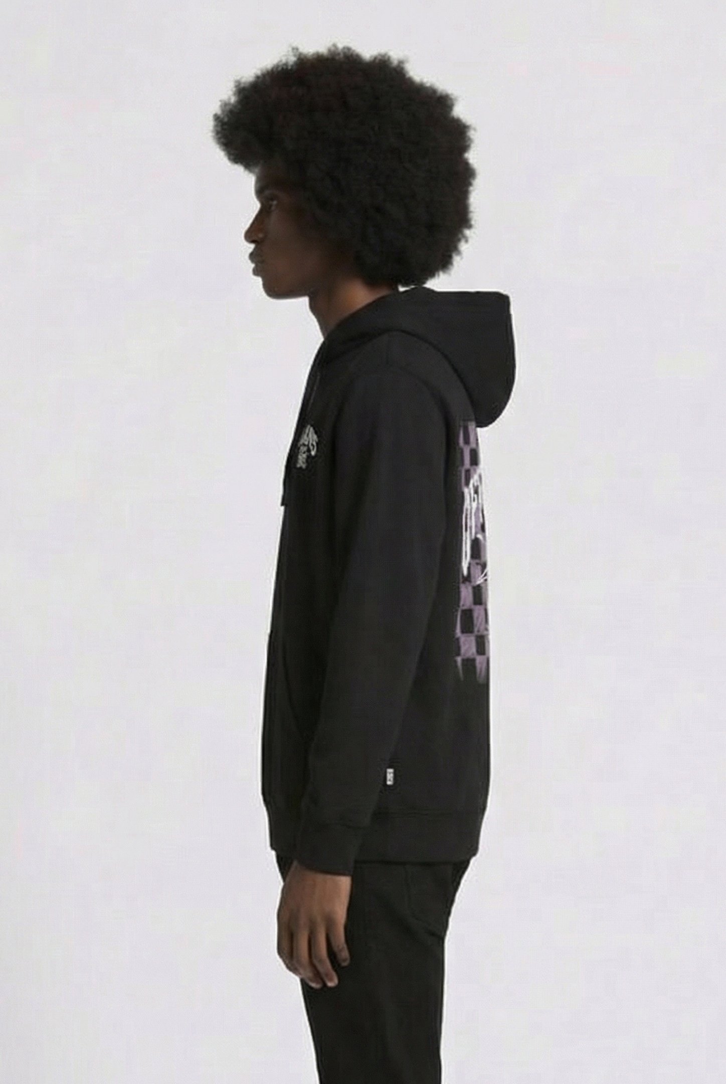 CHECKER LOGO GFX LOOSE PO BLACK 3