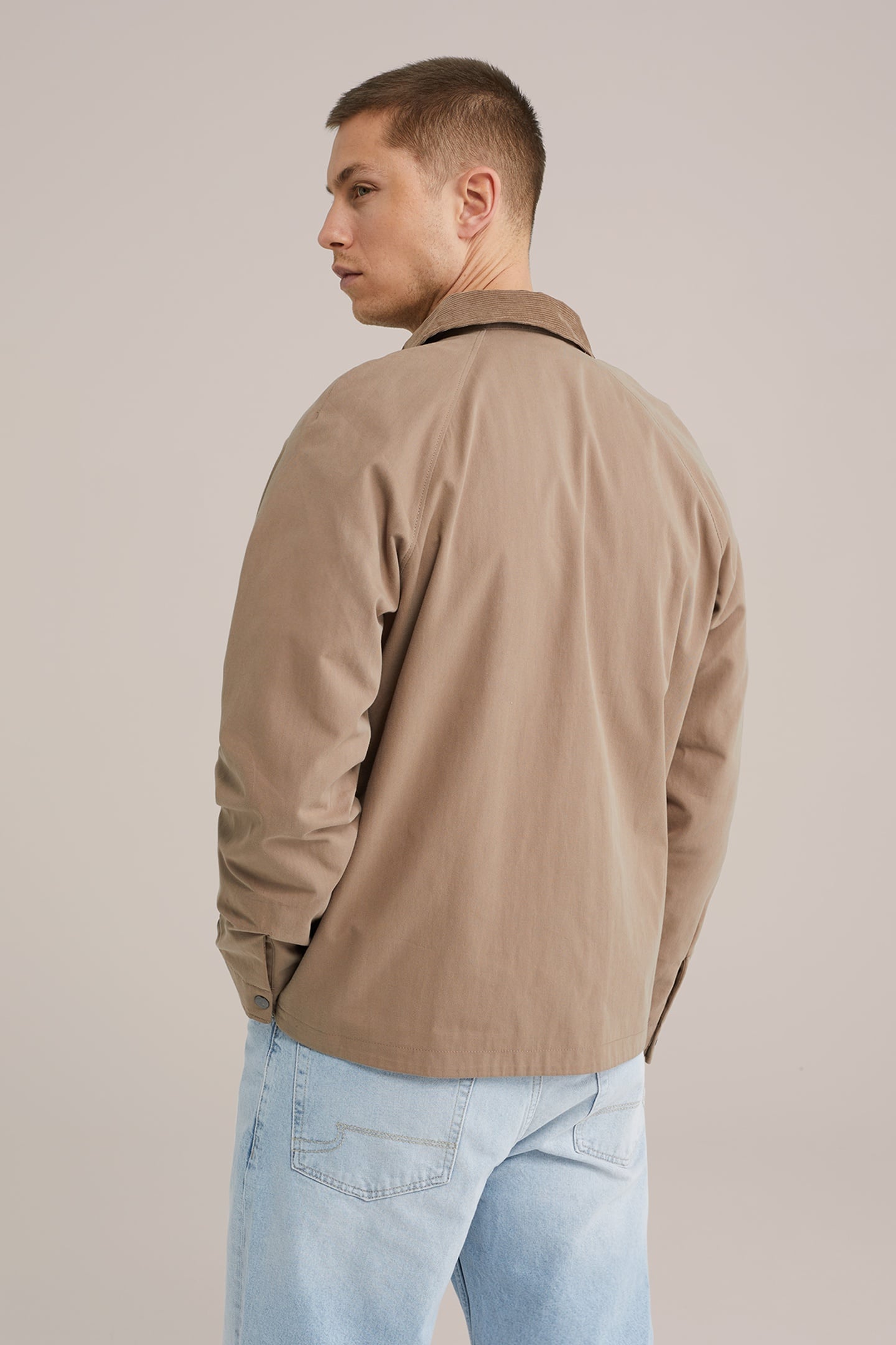 JACKET NORMAL LENGTH LIGHT BROWN 8
