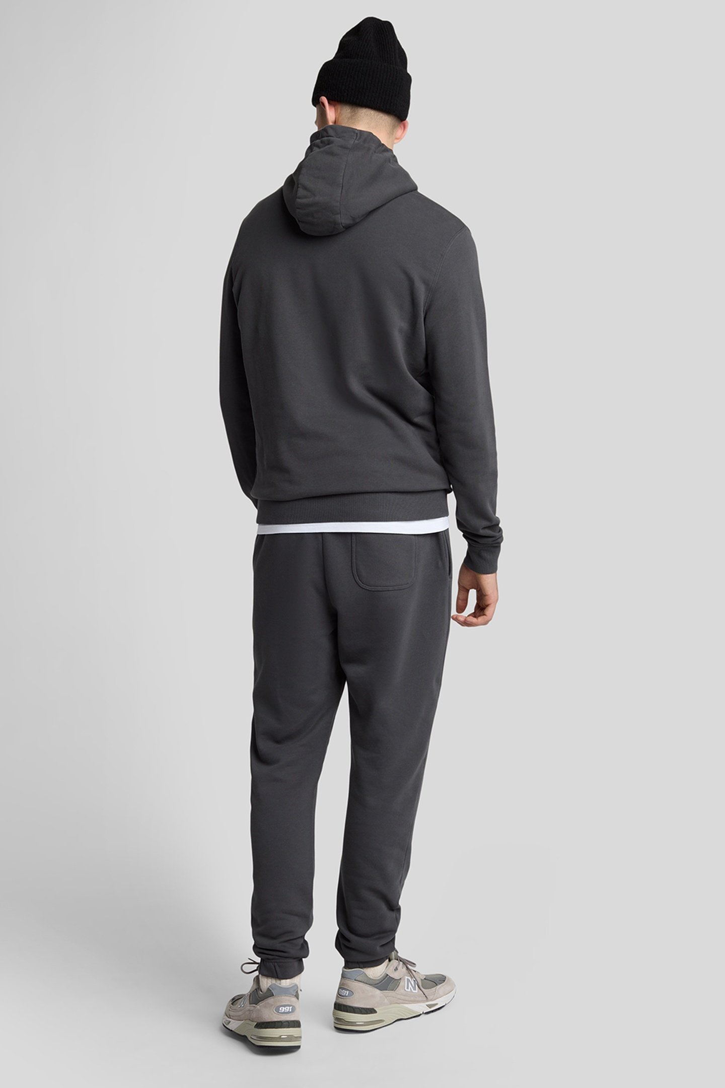 SLIM SWEAT PANT GUNMETAL 2