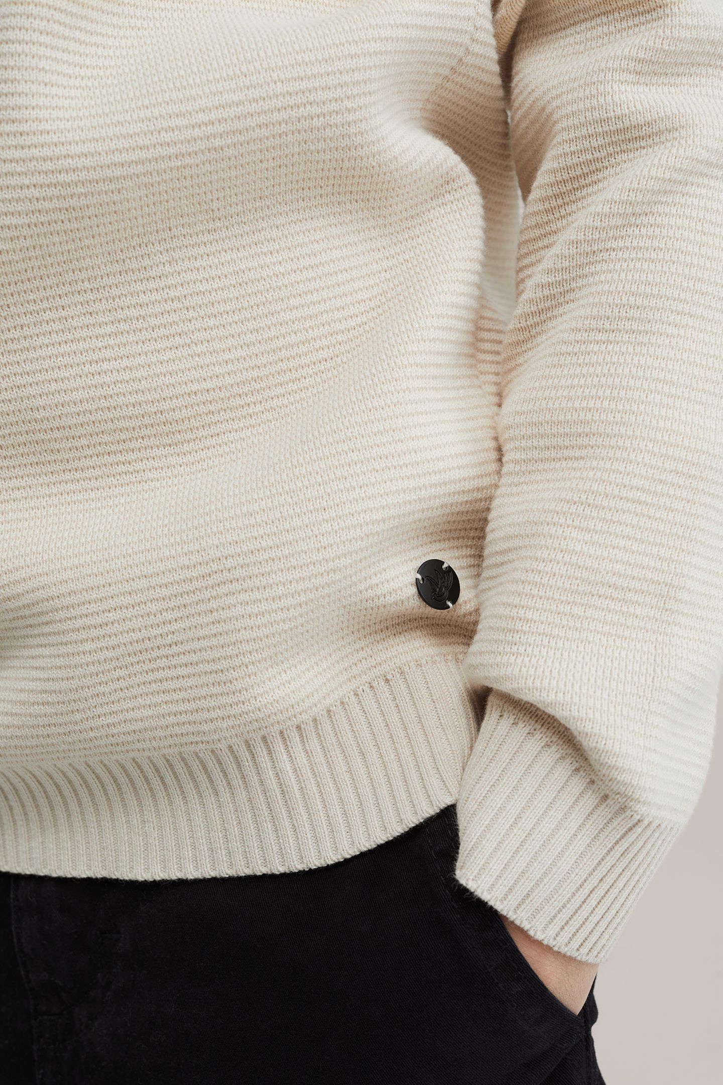 KNITTED PULLOVER BEIGE 5