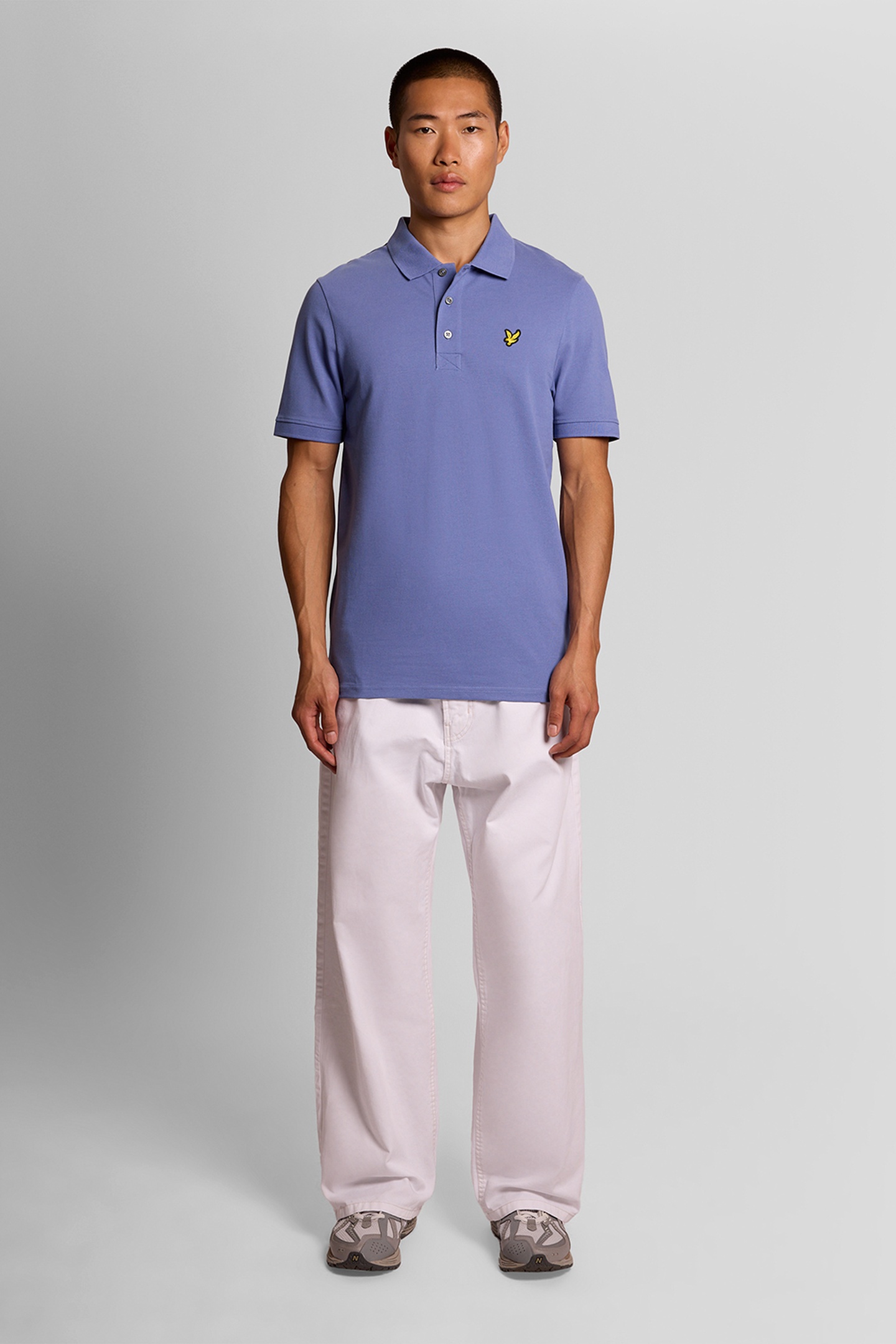 PLAIN POLO SHIRT TWILIGHT by Lyle & Scott