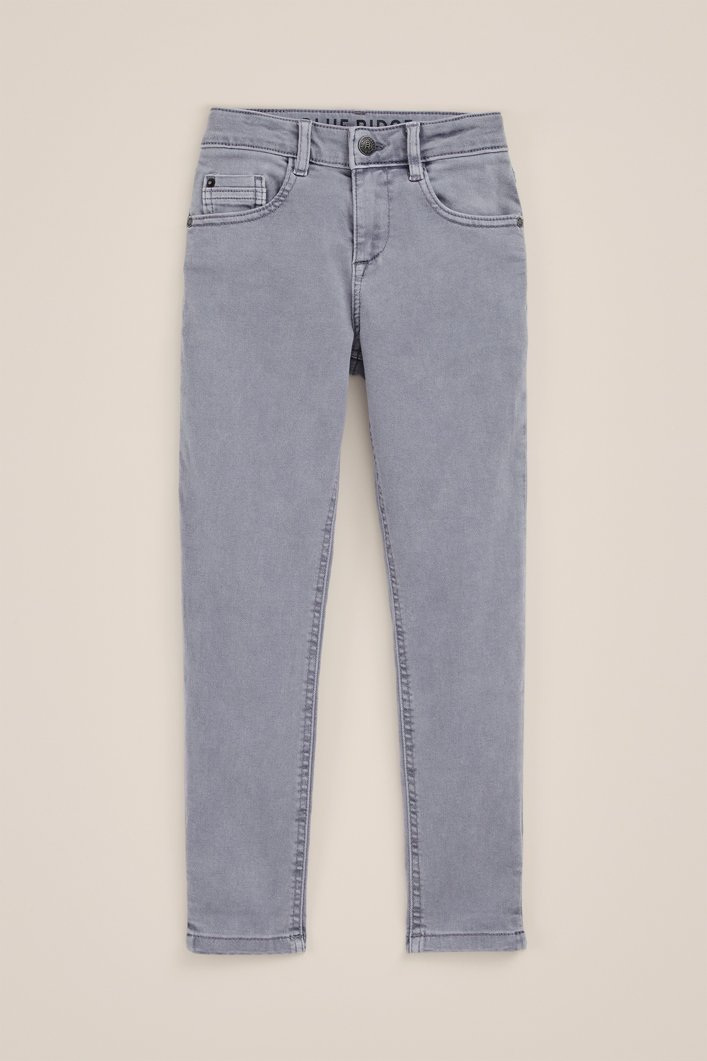 5-POCKET MID WAIST GREYISH BLUE 3