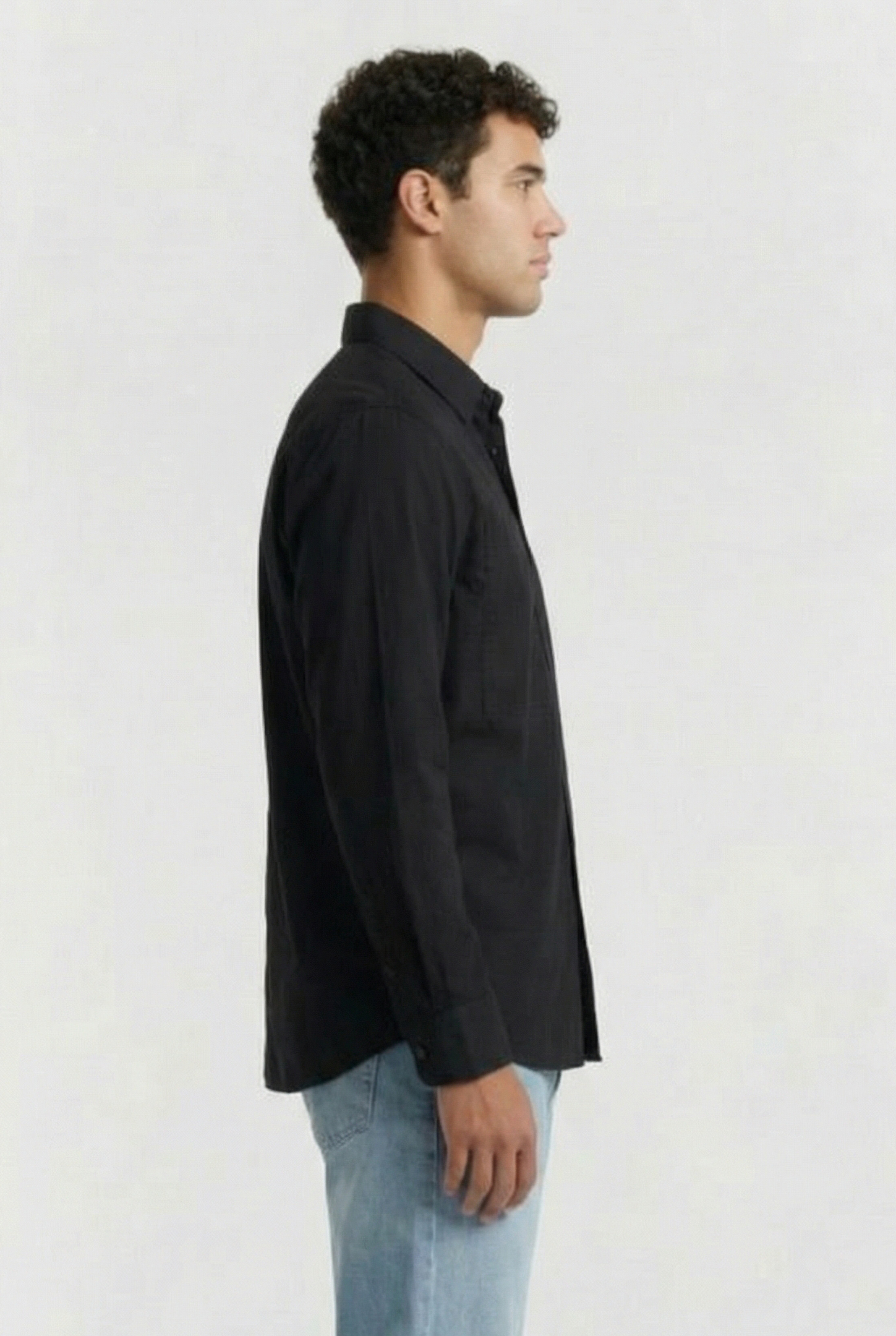 LS RIPSTOP RELAXED SHIRT BLACK 3