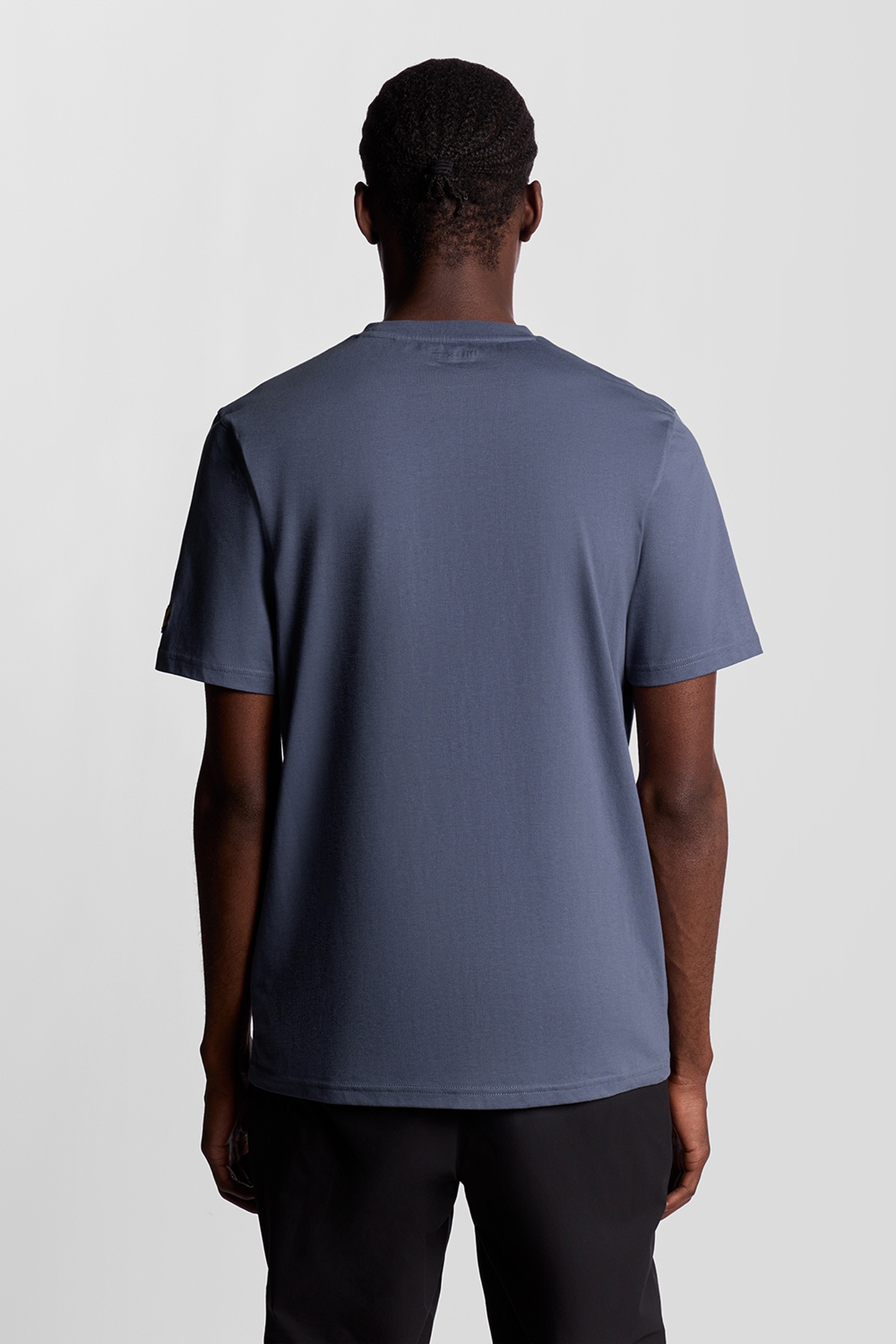 STRIPE LOGO GRAPHIC T-SHIRT STEEL INDIGO 3