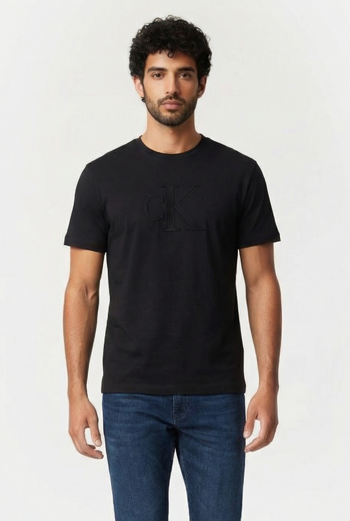 SS 20S CK DEBOSS MON BLACK by Calvin Klein