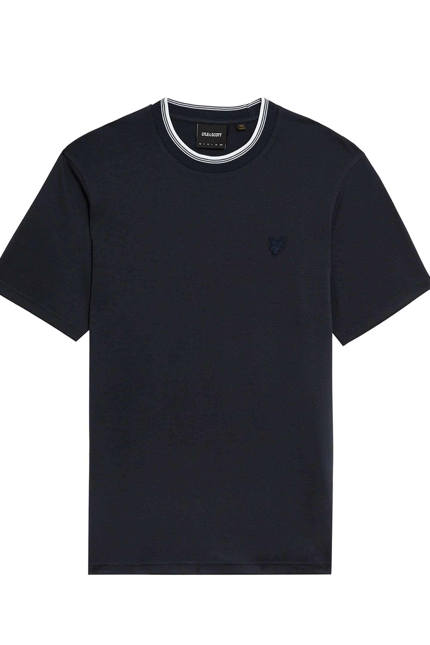 TIPPED SUPERFINE T-SHIRT DARK NAVY 4