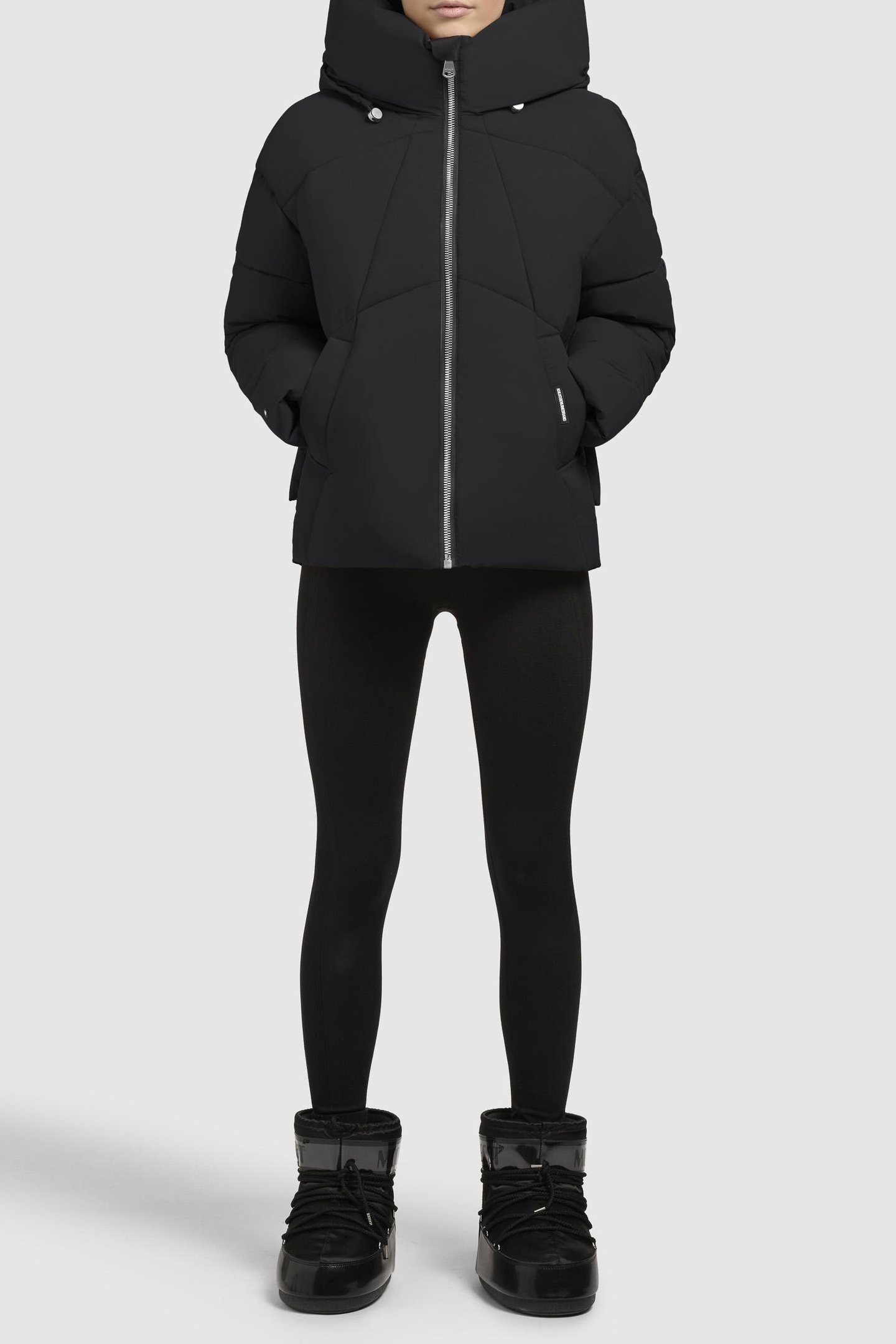 NAYLA MATT COAT BLACK 1