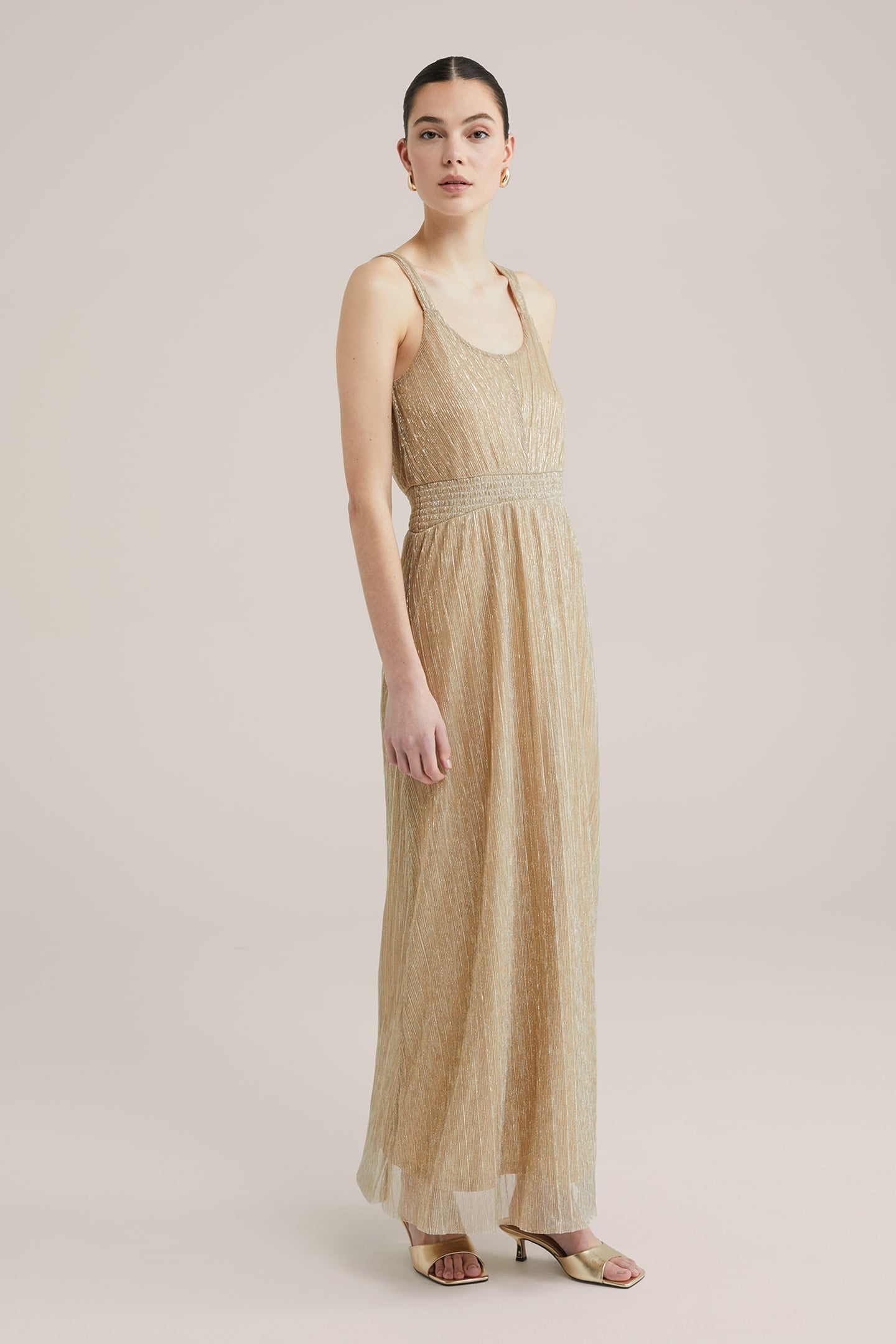 DRESS MAXI LENGTH GOLD 7