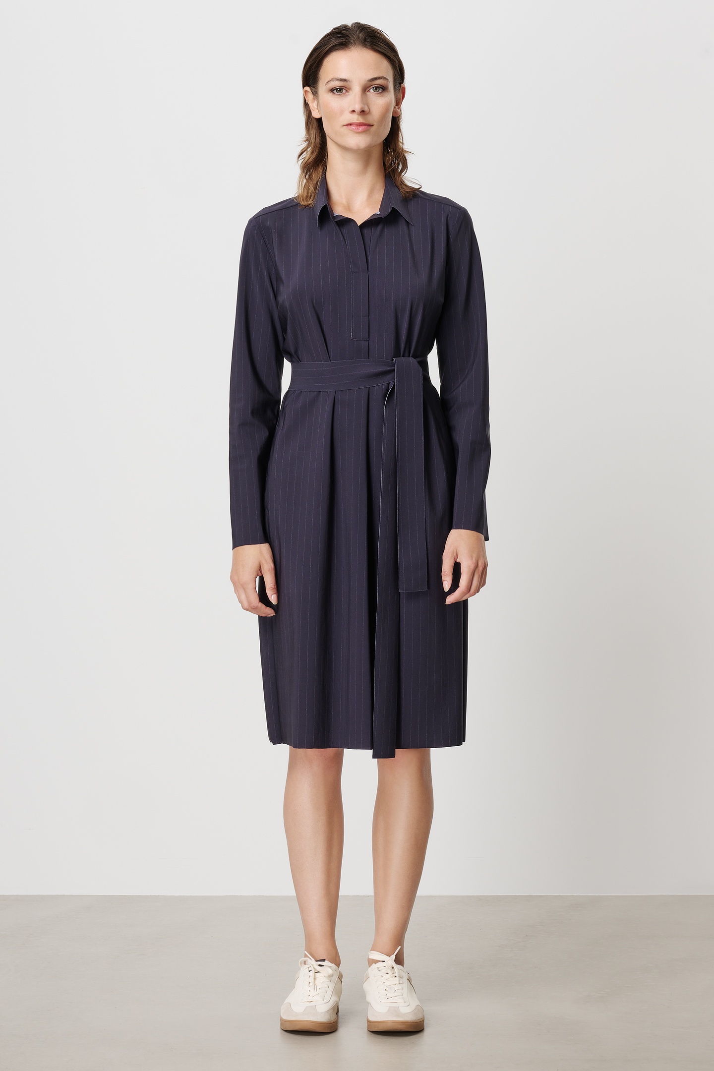 CRUZ PRINTED DRESS INK BLUE 3