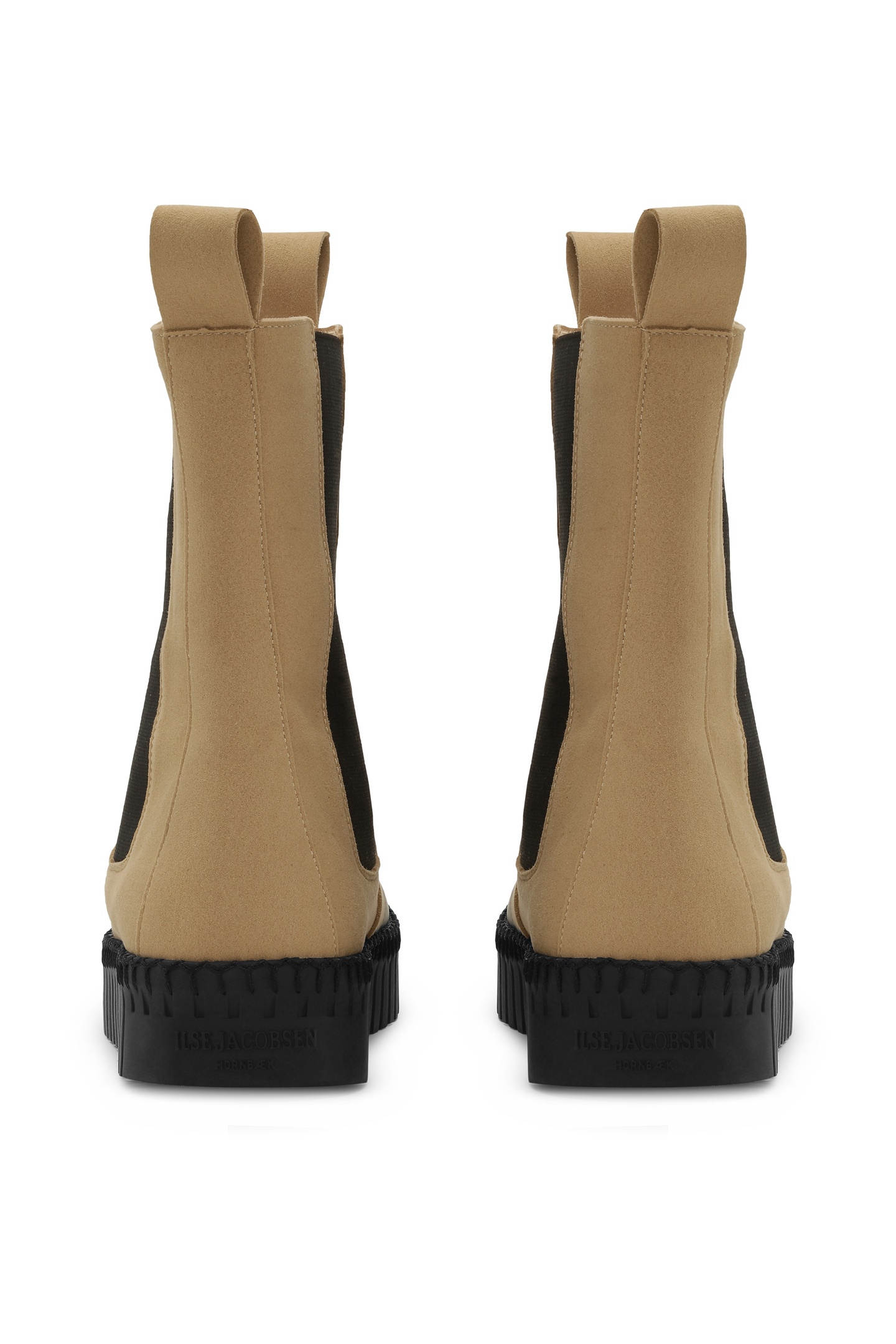 TULIP6298 CHELSEA BOOTS LATTE BLACK 6