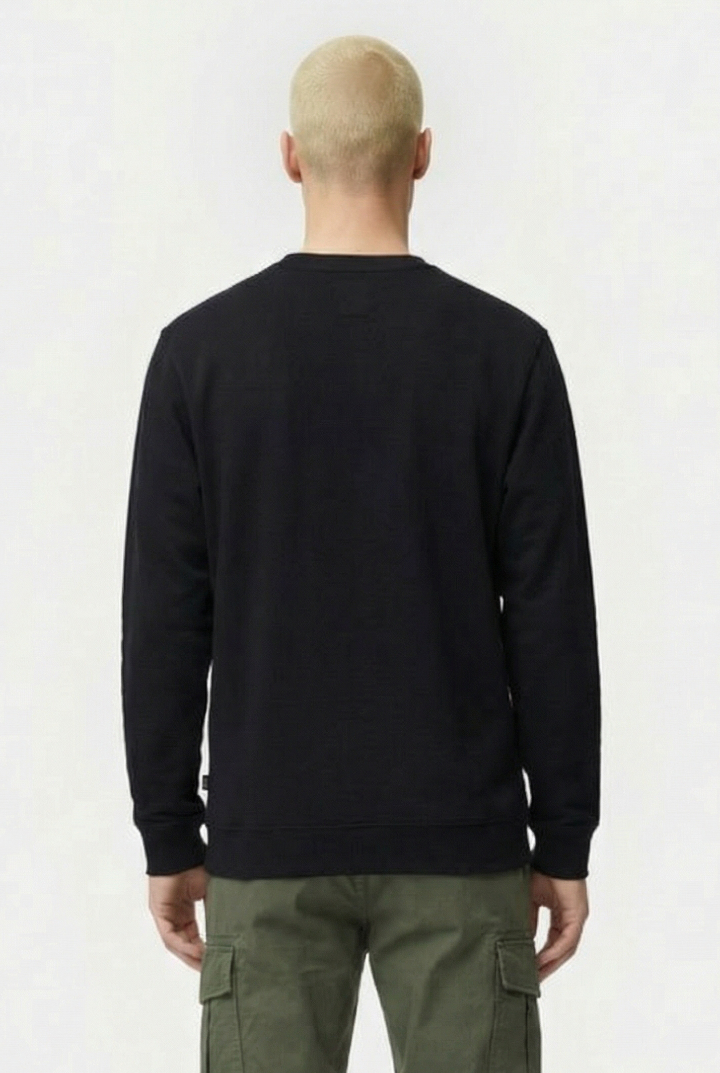 MN VANS CLASSIC CREW II BLACK/WHITE 2