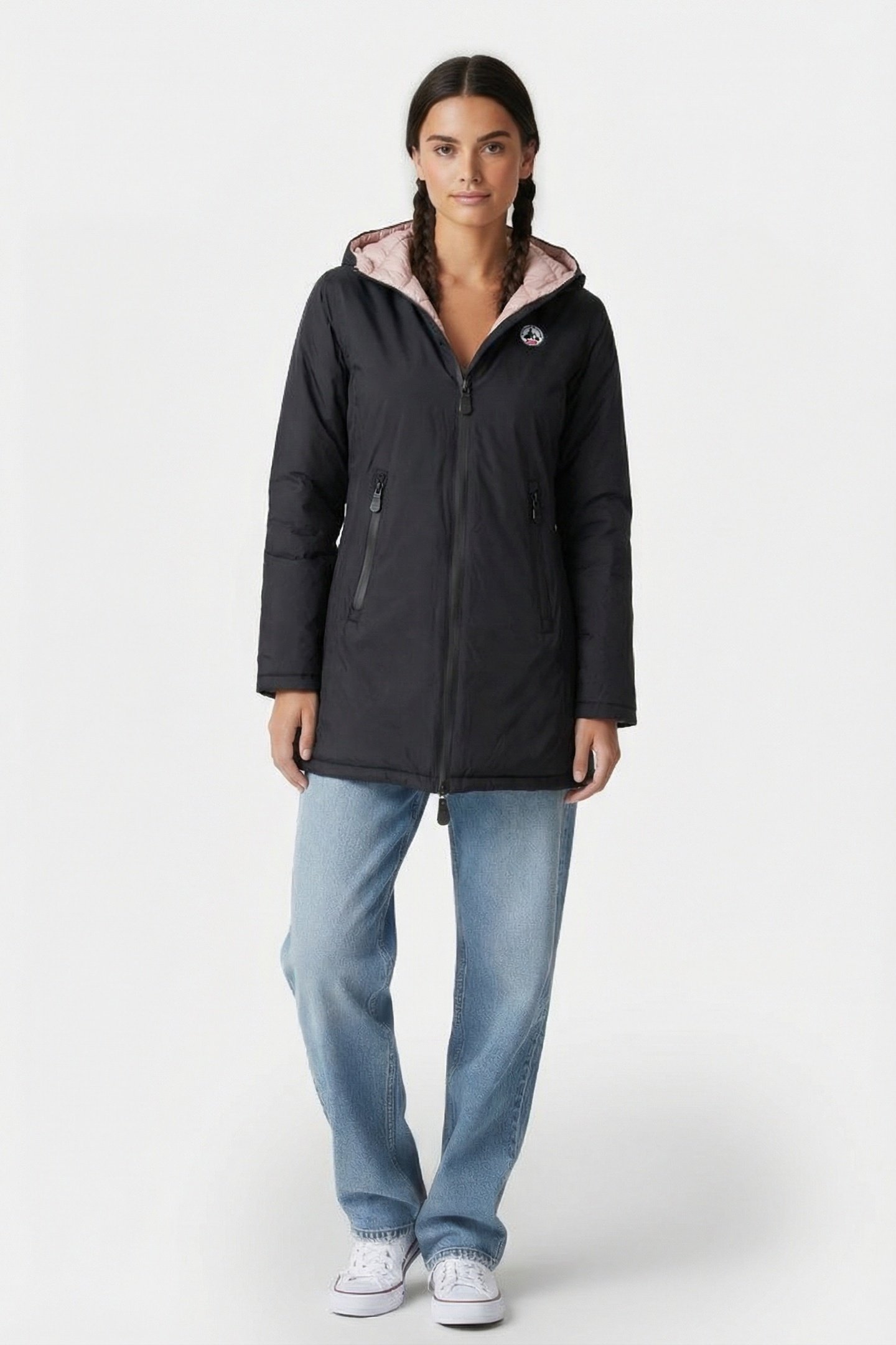 MOSCOU JACKET BLACK / ROSE PALE 8