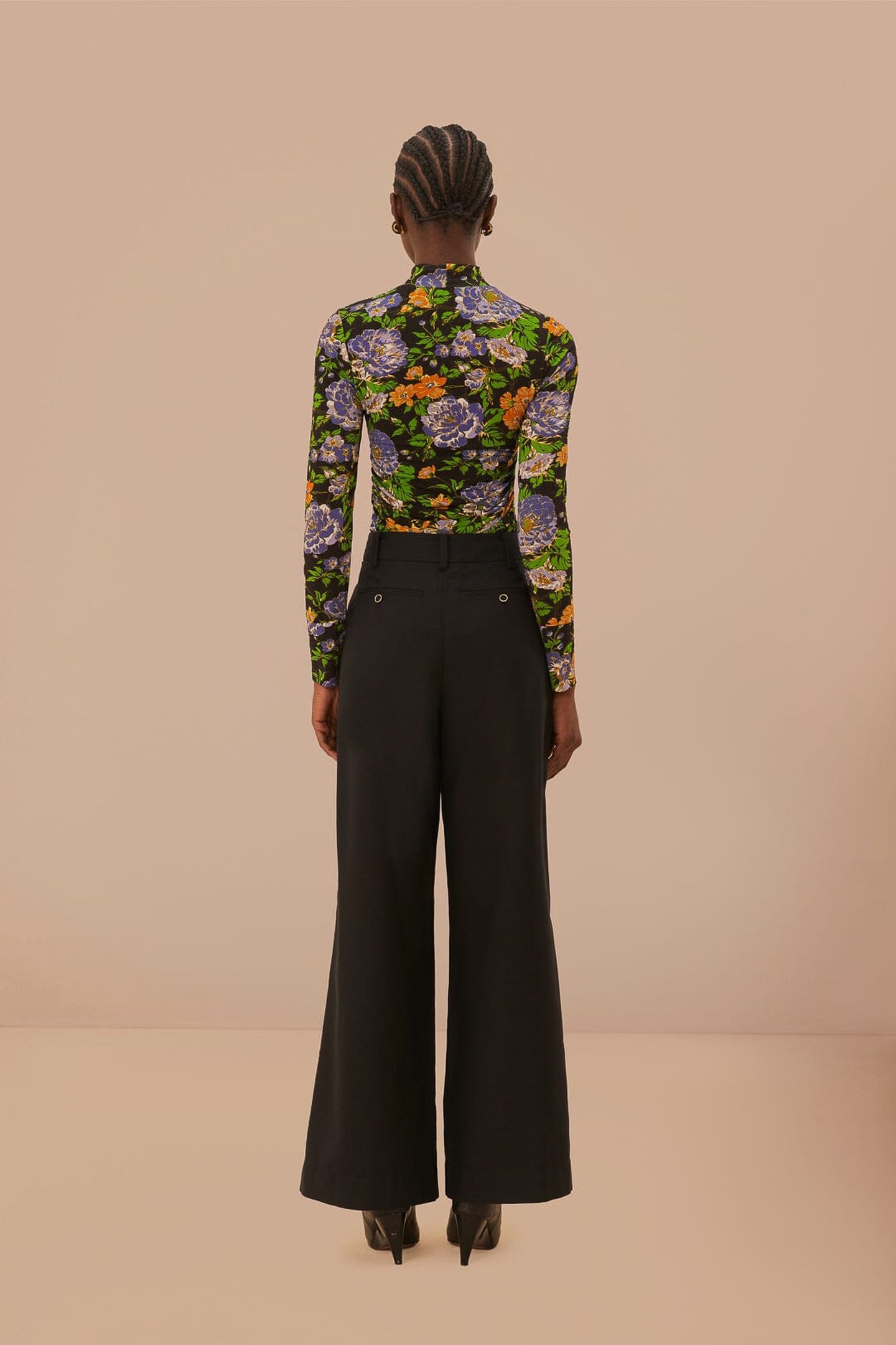 BLACK HIGHT WAISTED PANTS 2