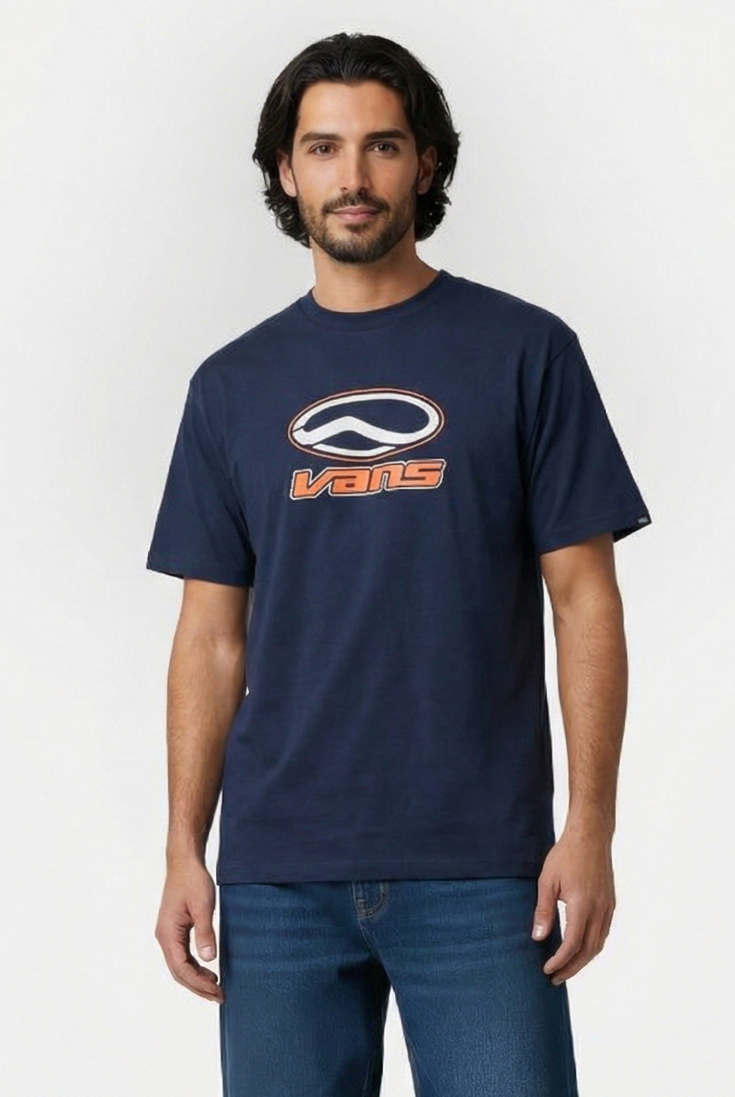 OFF THE WALL II LOOSE SKATE CLASSICS SS DRESS BLUES 1