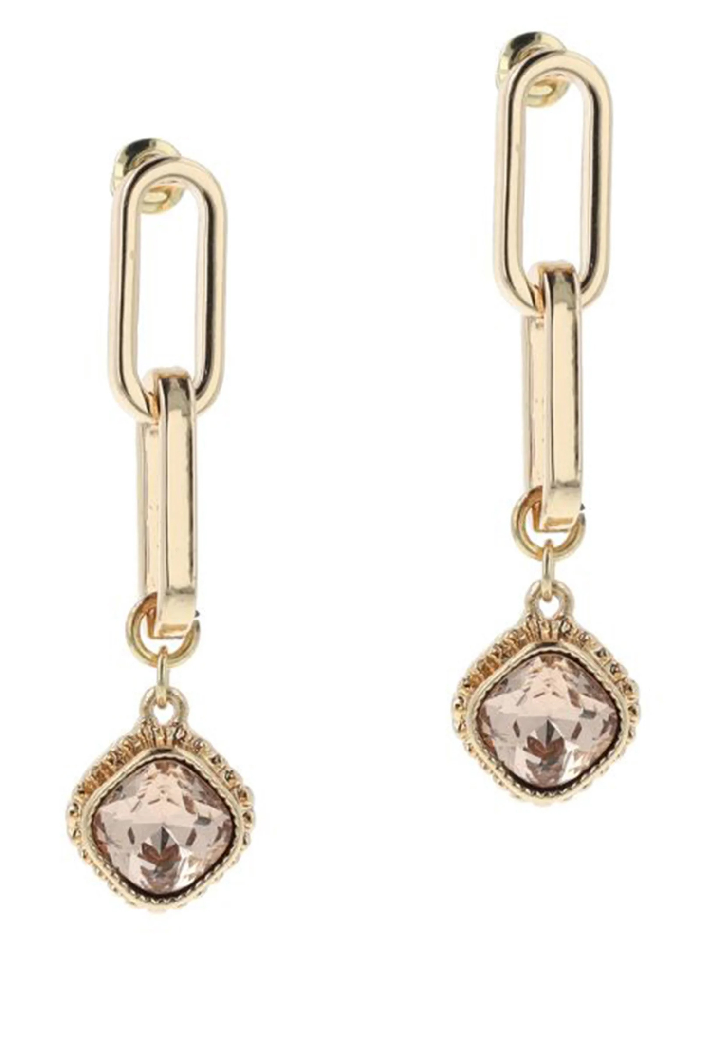 SHACKLE EARRINGS LIGHT AMETHYST 1