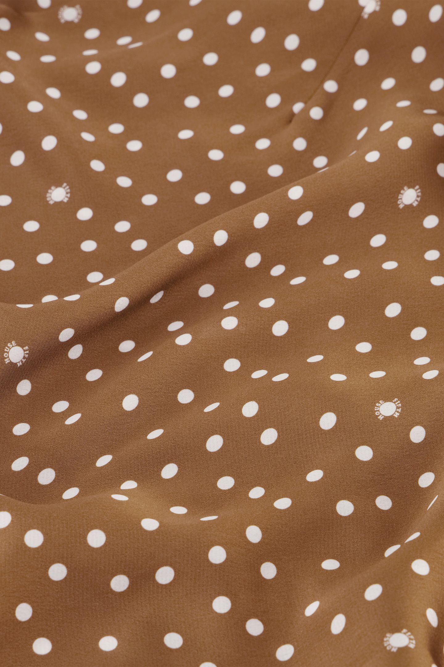 FLOW DRESS DARK CAMEL 4