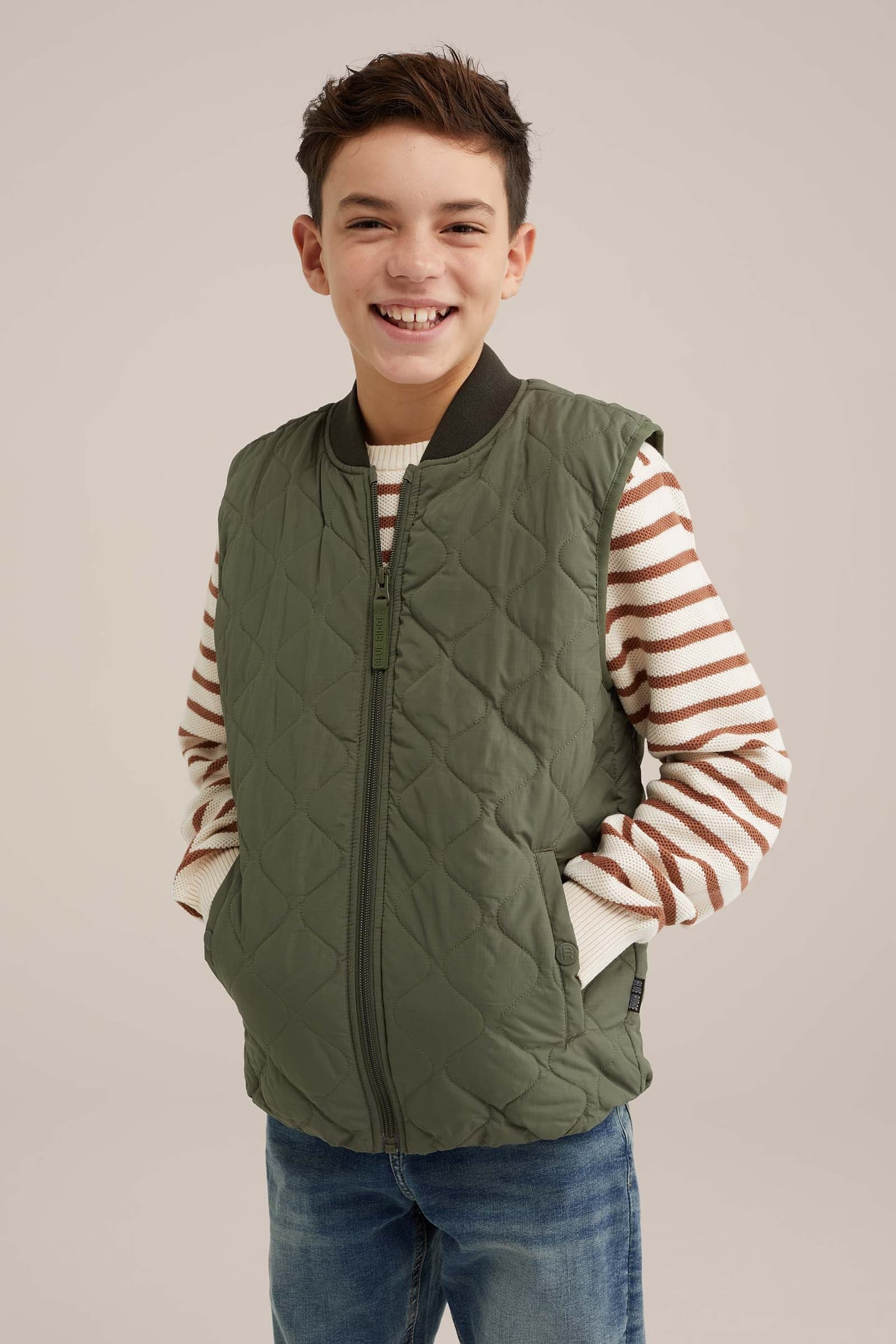 BODYWARMER ARMY GREEN 9