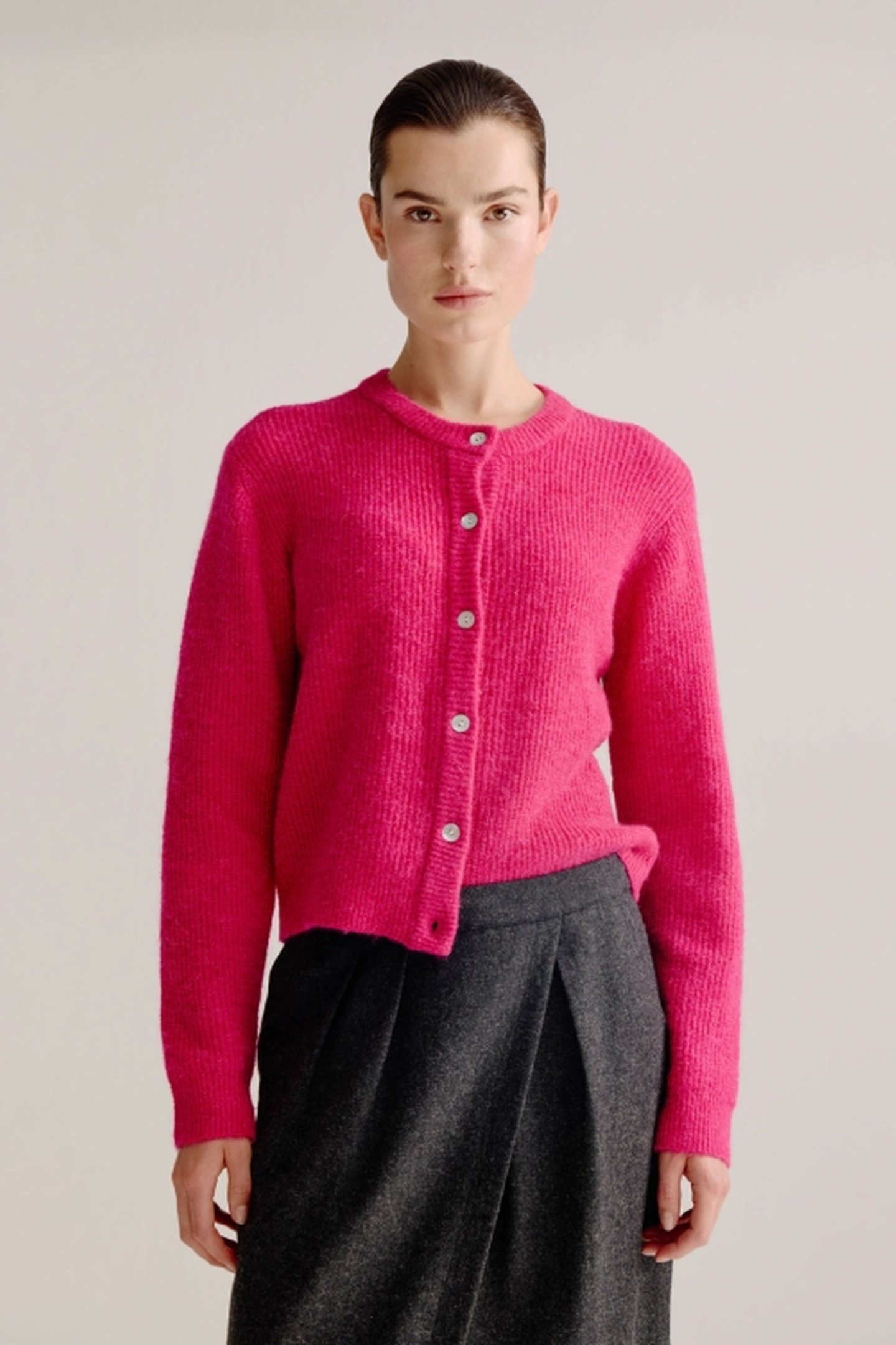 LAURINE CARDIGAN FUCHSIA 1
