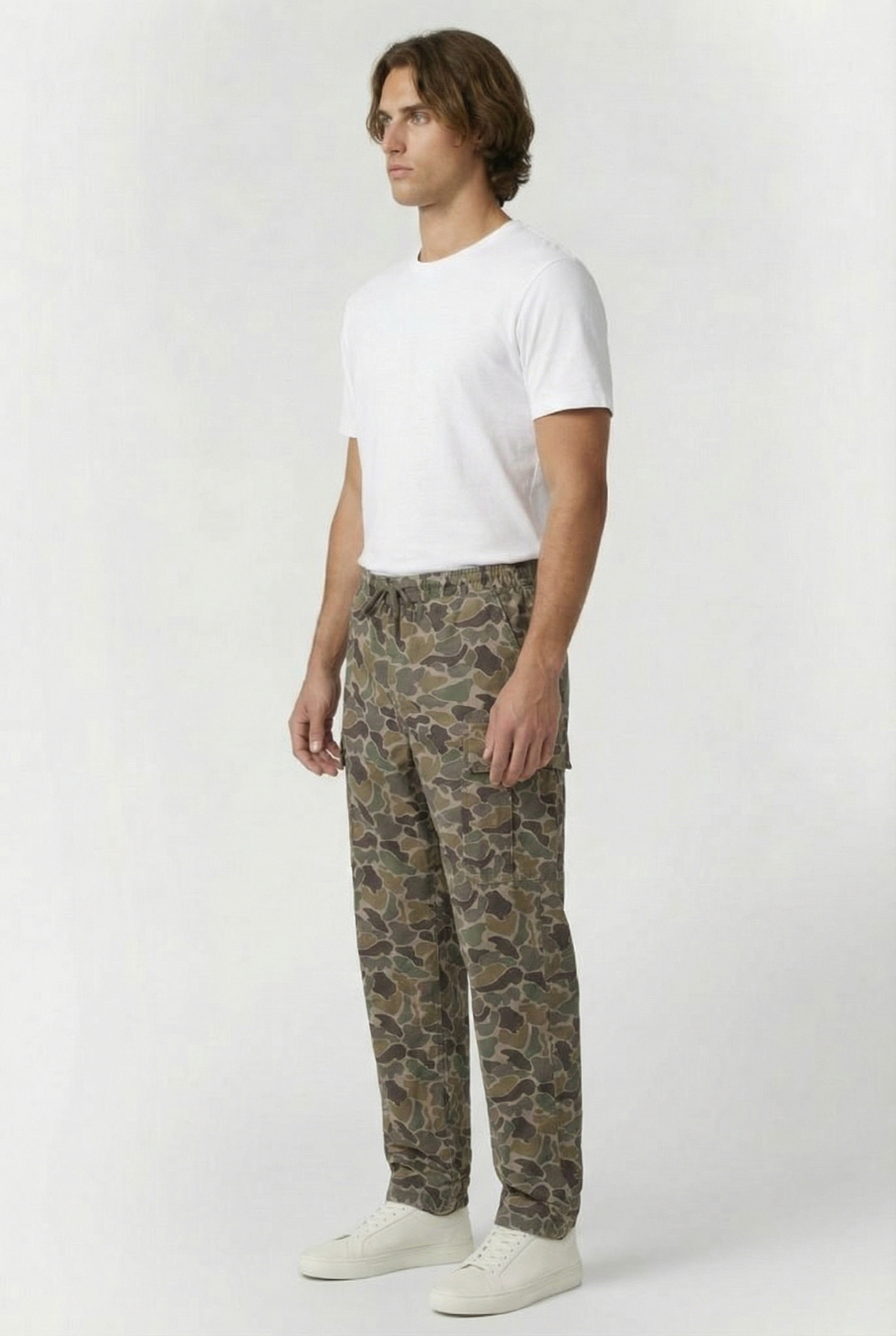 RANGE CARGO BAGGY TAPERED ELASTIC PANT BUNGEE CORD/TURKISHCF 3