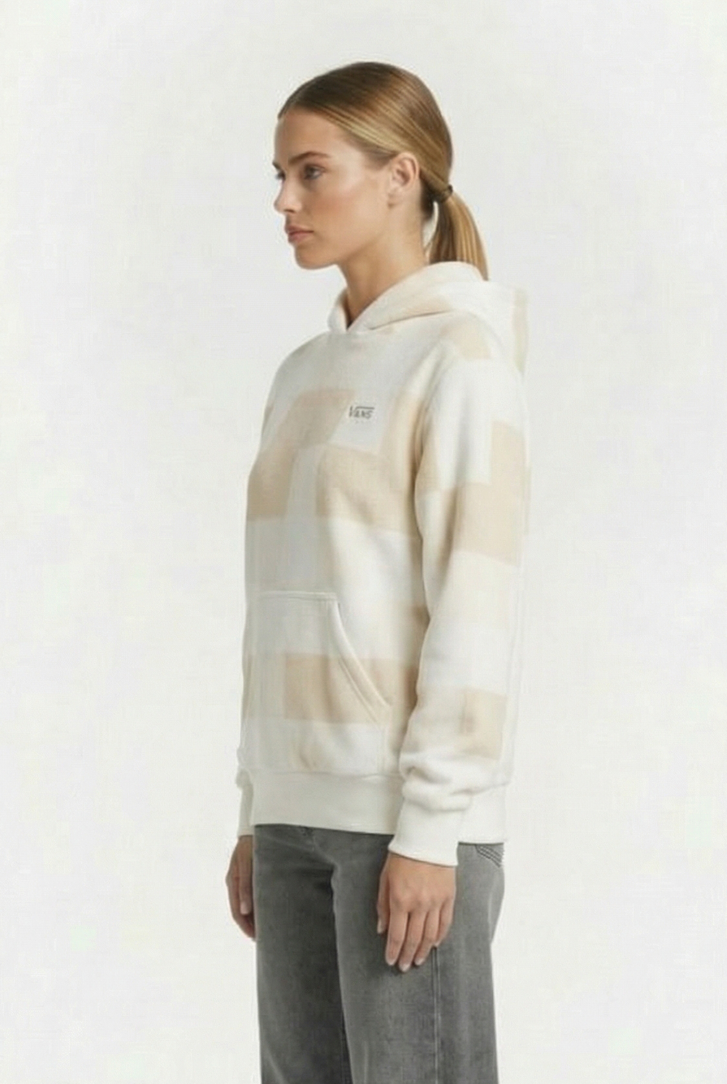 WINTER CHECKER BLOUSSANT HOODIE TURTLEDOVE 3