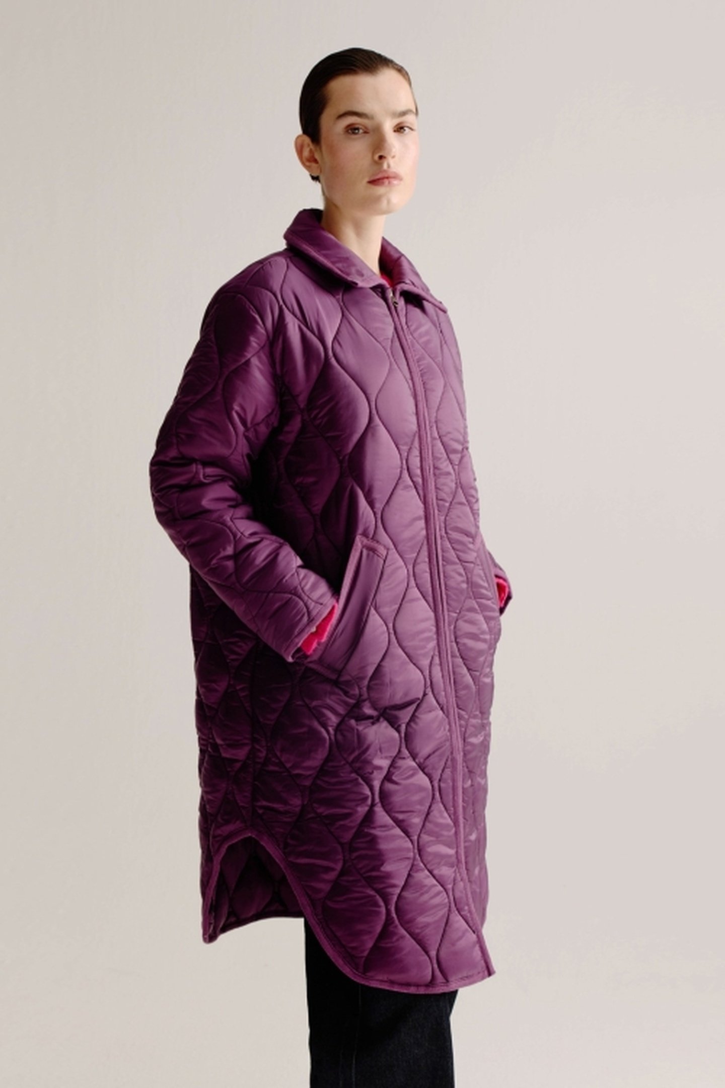 LAWRENCE COAT BORDEAUX 1