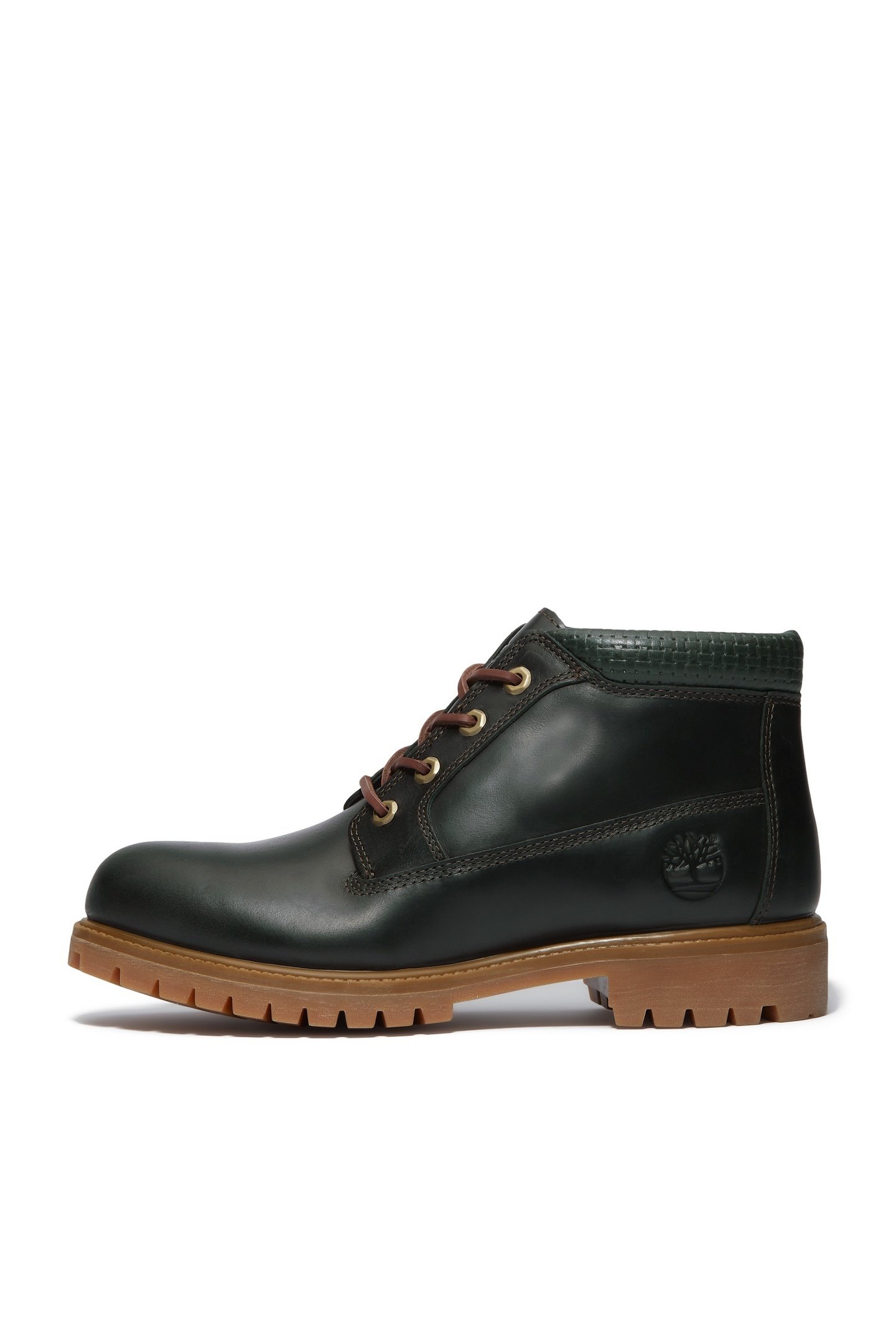 HERITAGE MID LACE UP WATERPROOF CHUKKA BOOT DARK GREEN 6