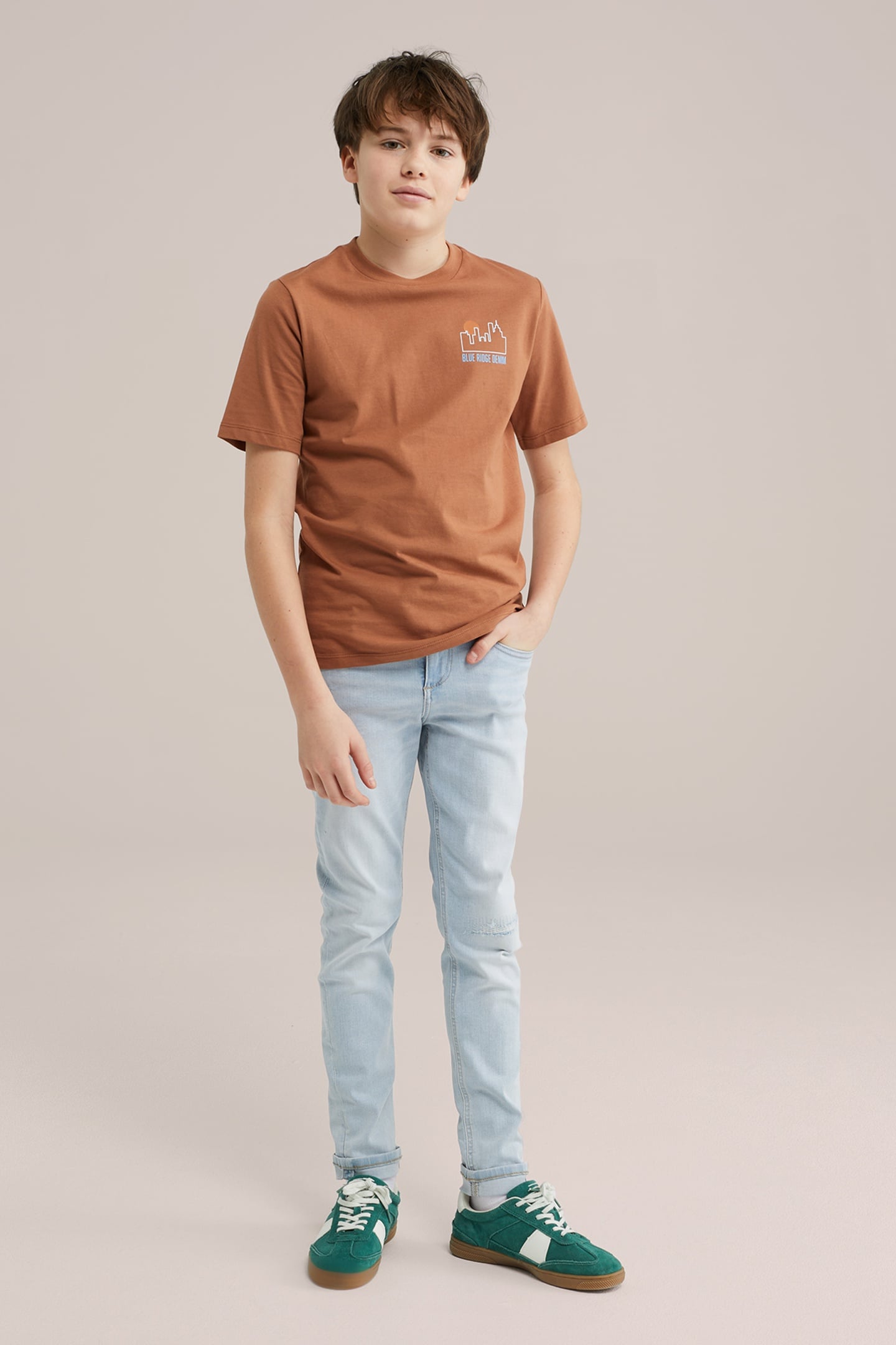 5-POCKET MID WAIST LIGHT BLUE 2