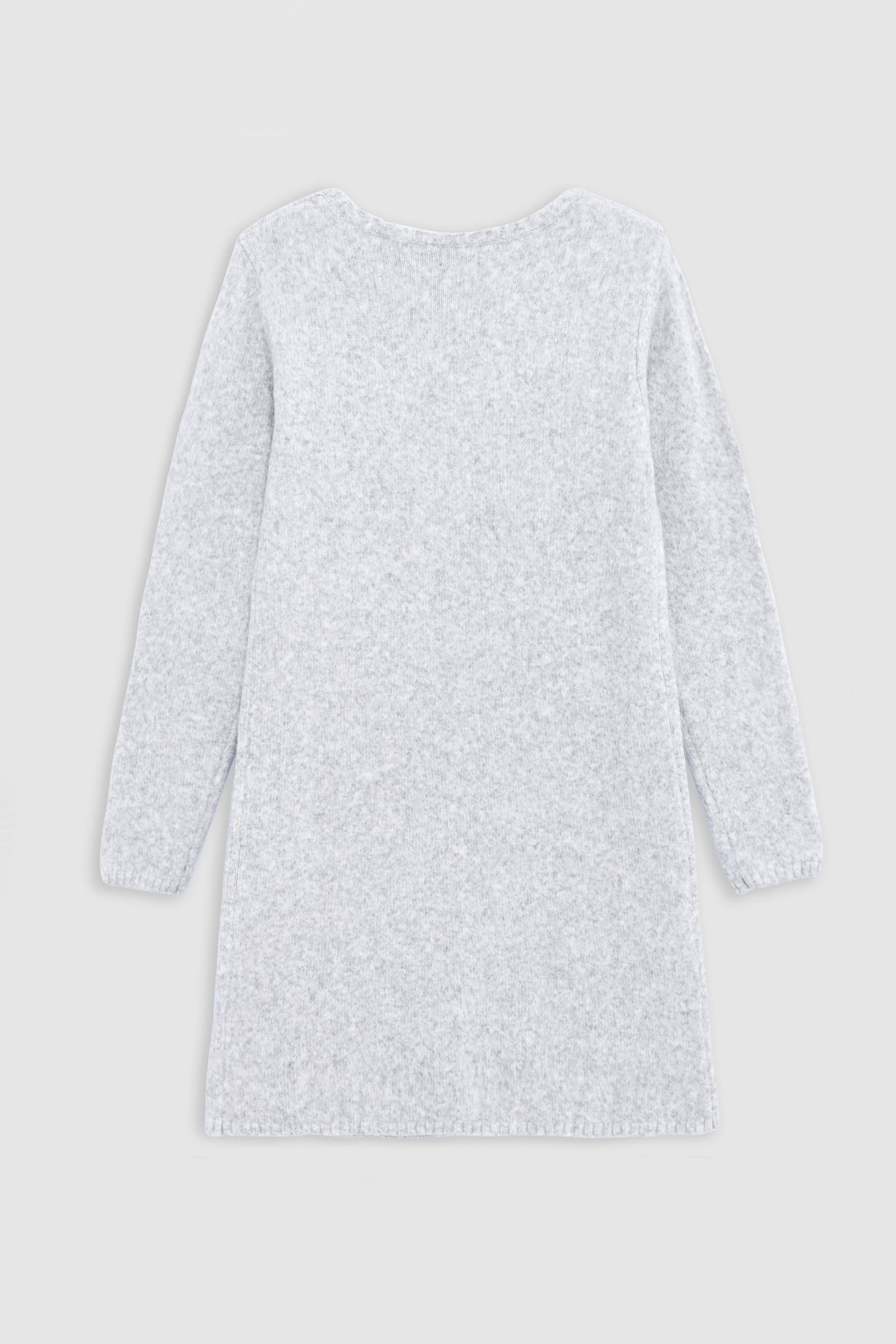 GIRL'S GREY KNIT SWEATER DRESS 2
