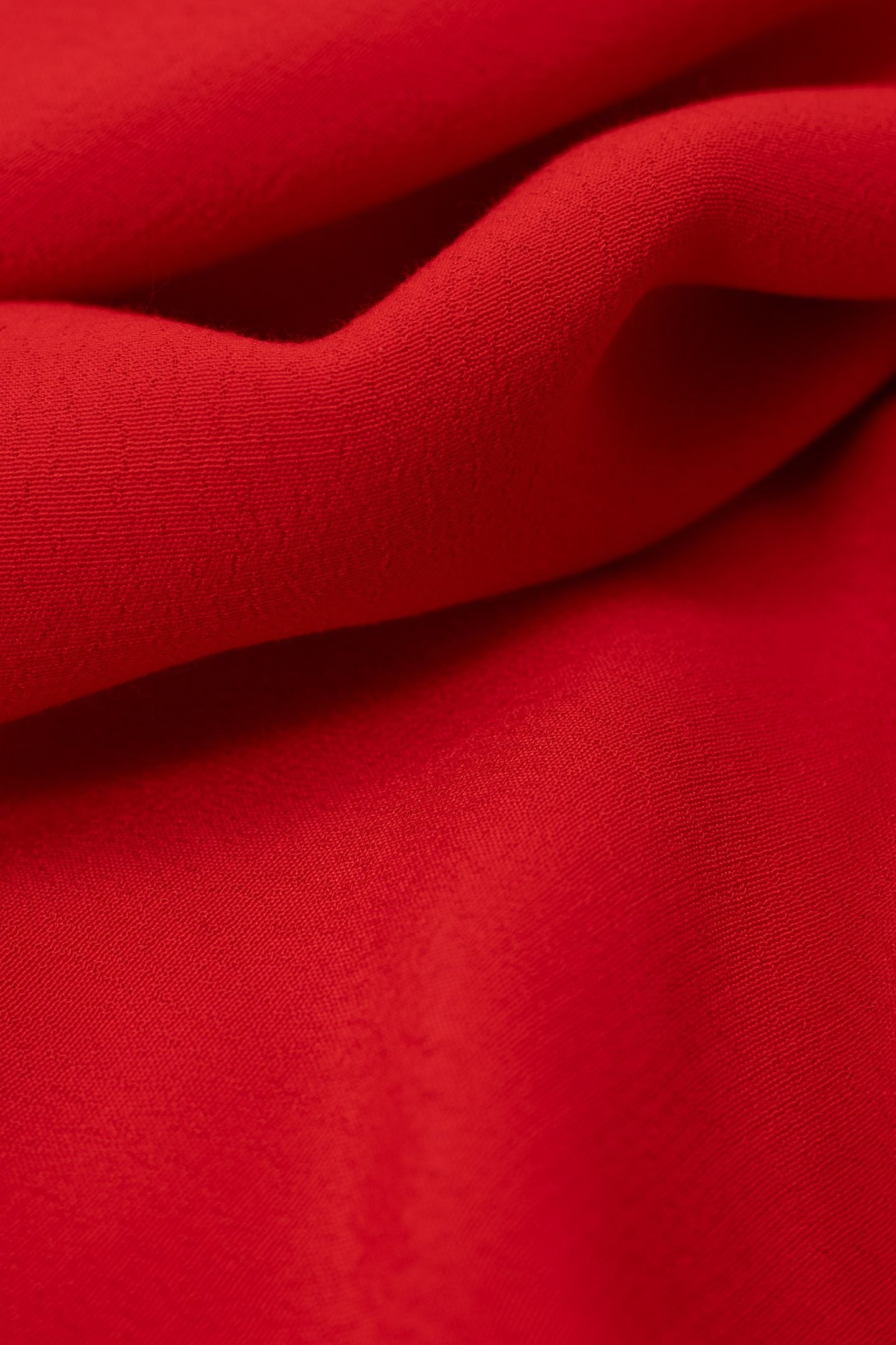 RED FLOWING SHIRT WITH BRAID DETAIL CARMINE RED 8