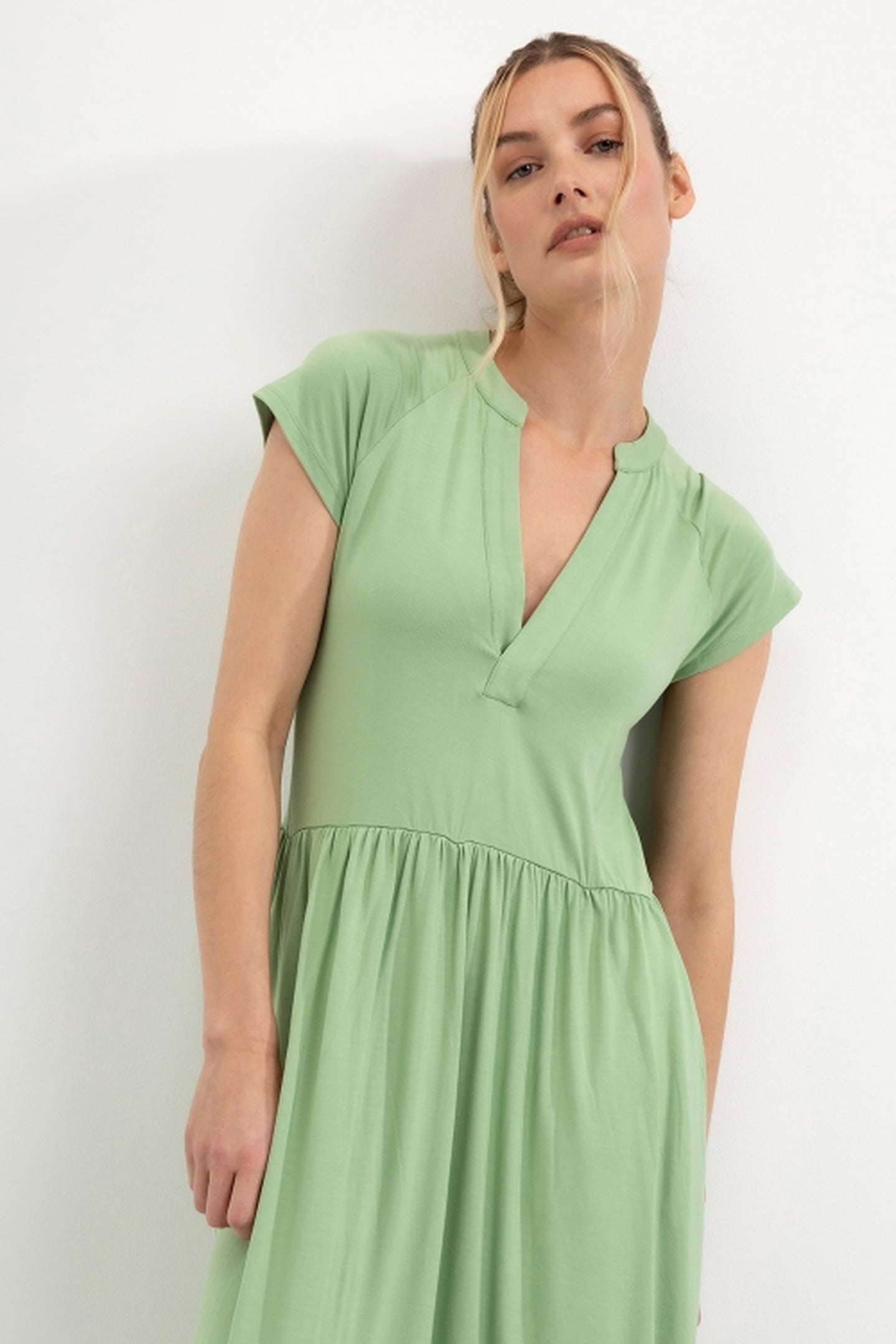 DAGMAR DRESS SEA GREEN 2