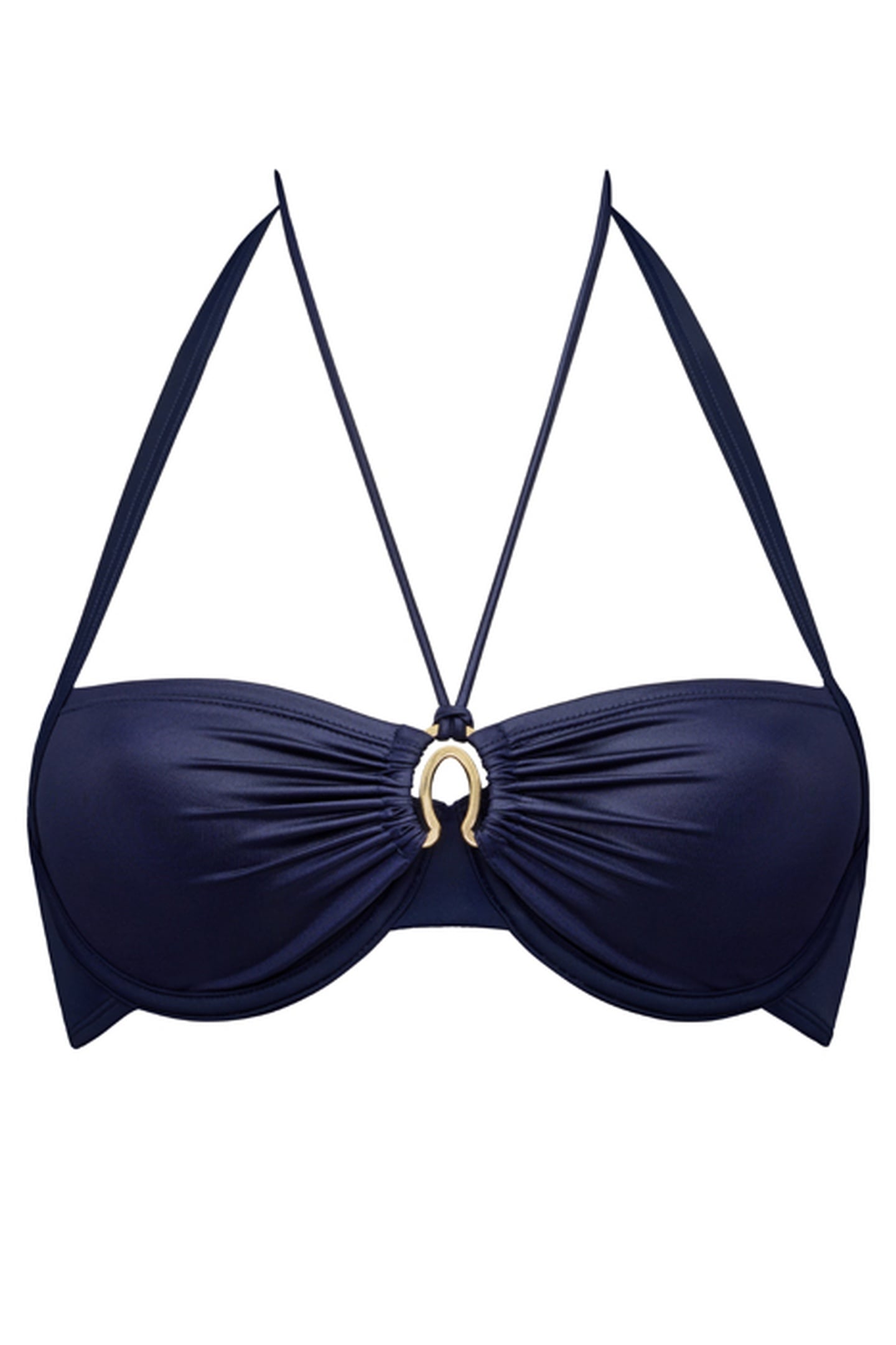 JET SET MAJESTIC BLUE PLUNGE BALCONY BIKINI TOP 3
