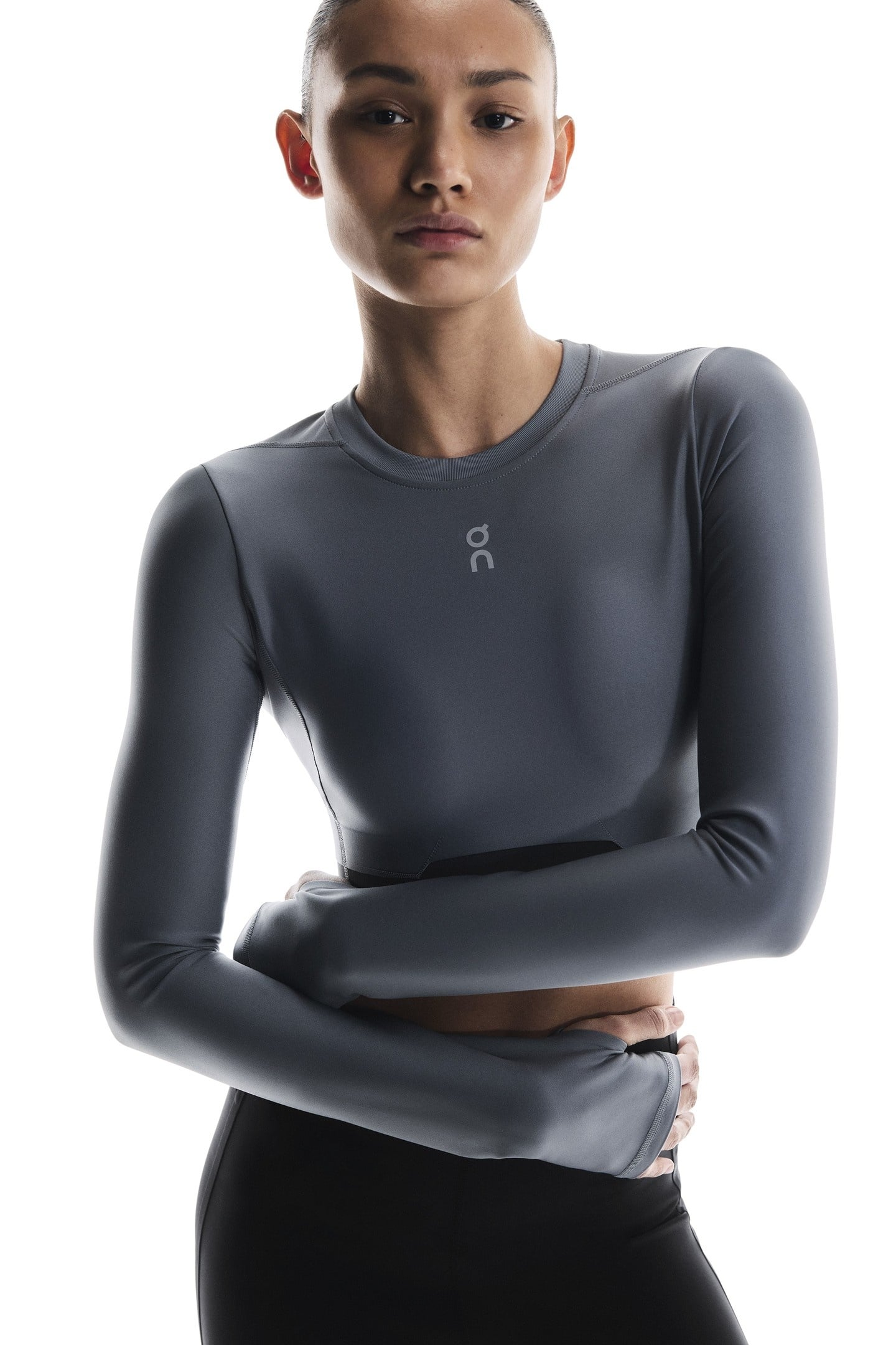 TRAIN LONG SLEEVE CROP 1 W ROCK 1