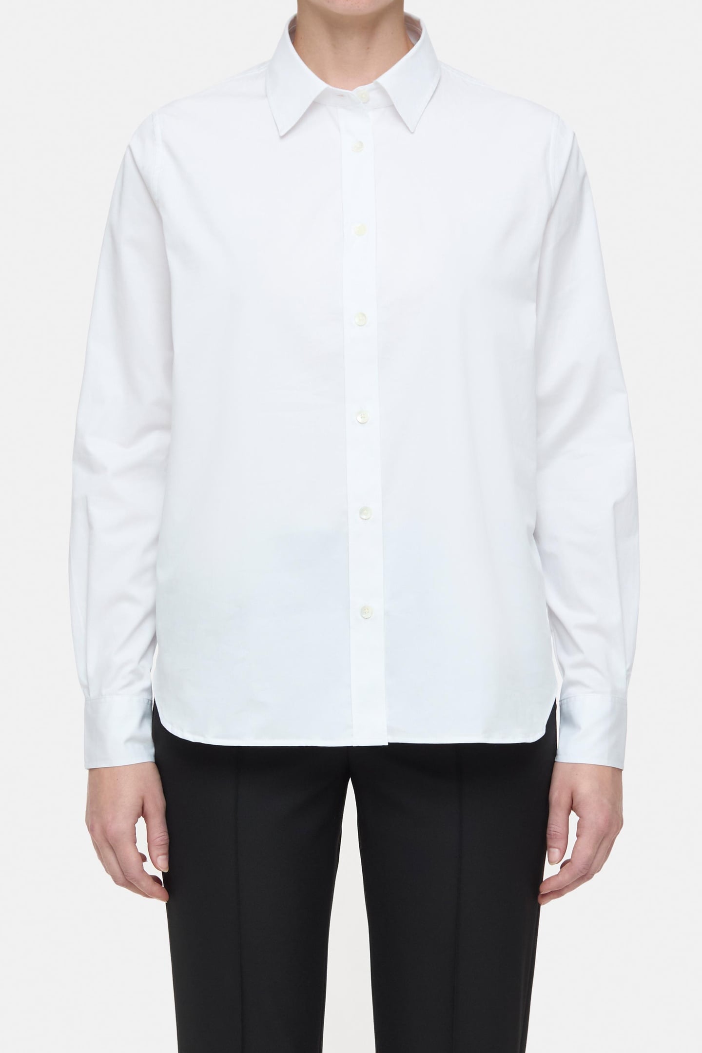 LONG SLEEVE SHIRT SHIRTS & BLOUSES WHITE 1