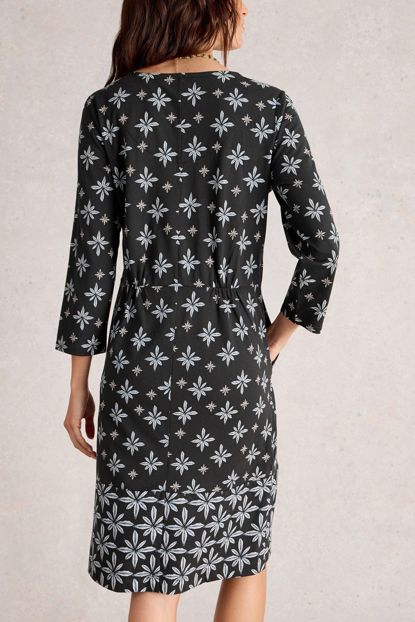 TALLIE JERSEY DRESS BLACK MULTI 3