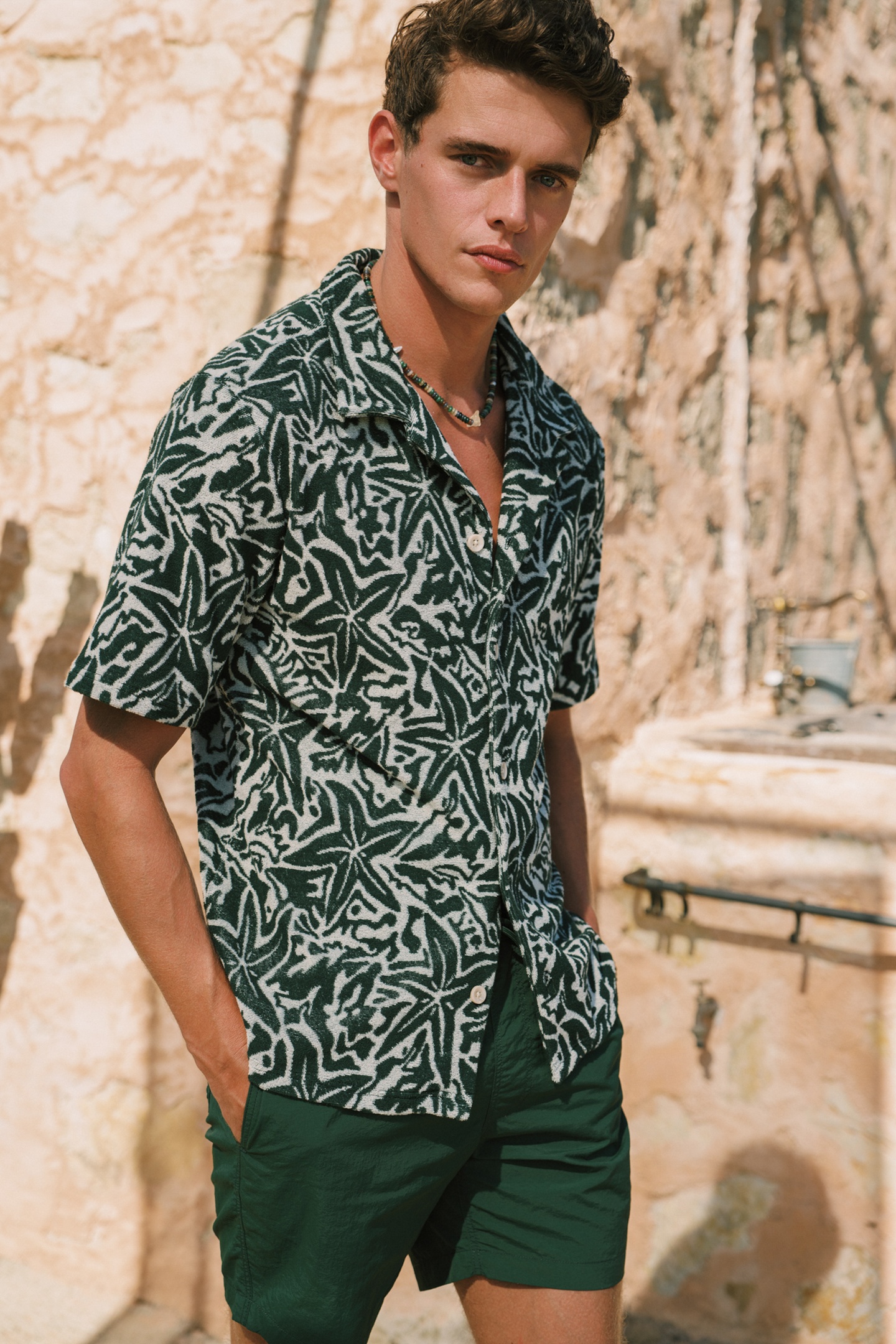 TED SHORT SLEEVE SHIRT STARFISH GREEN LEAF STARFISH 9