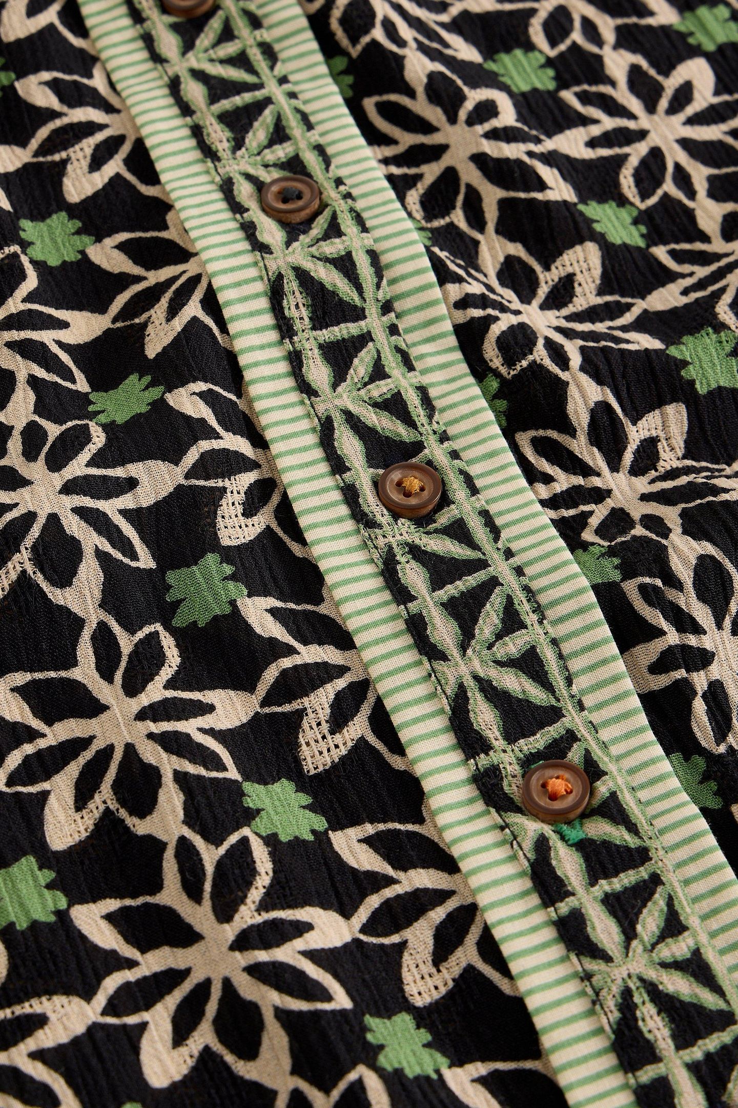 MABEL MIXED PRINT TOP BLACK MULTI 5