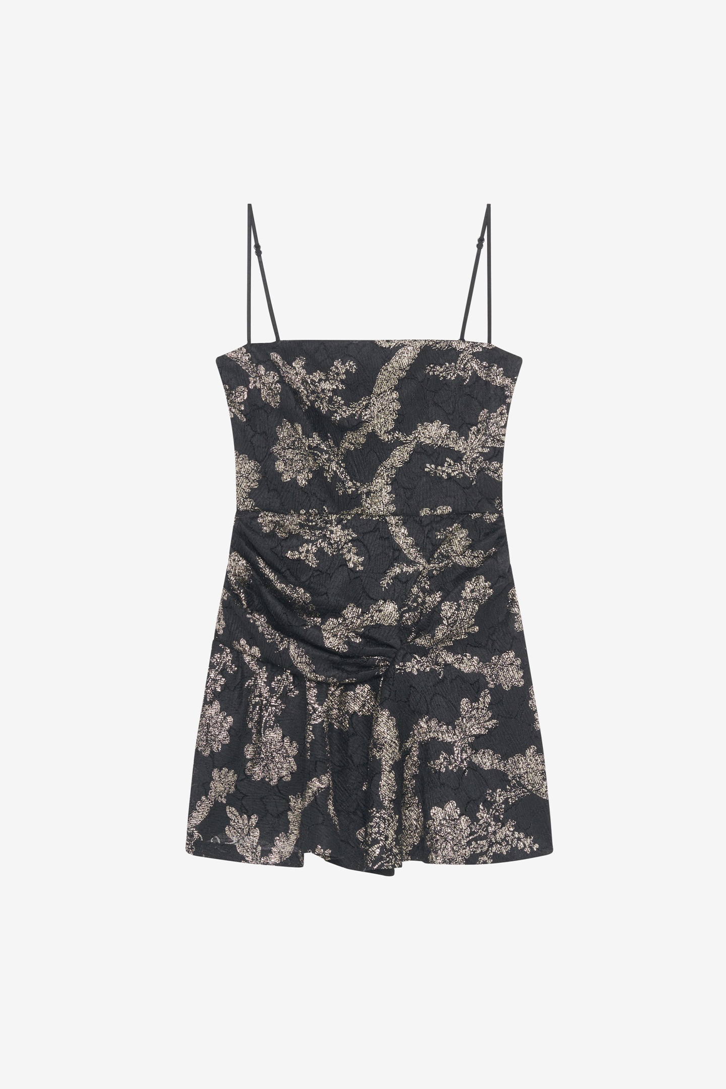 THALIA DRESS BLACK/GOLD 4