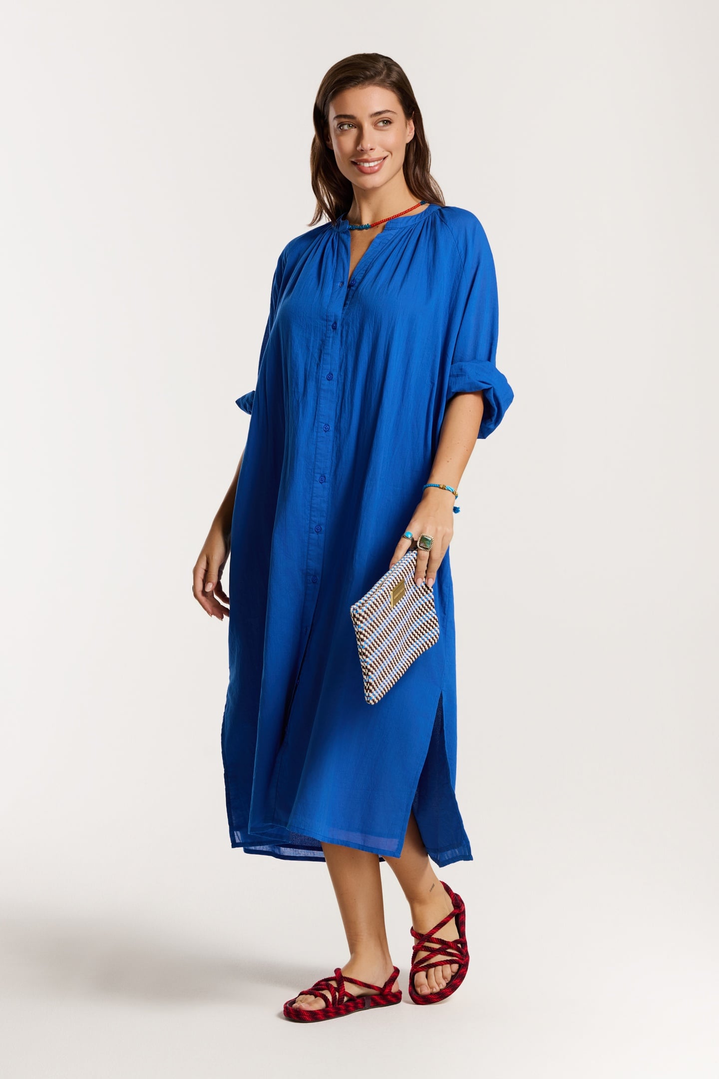 JAMILLA DRESS BLUE DEEP OCEAN 3