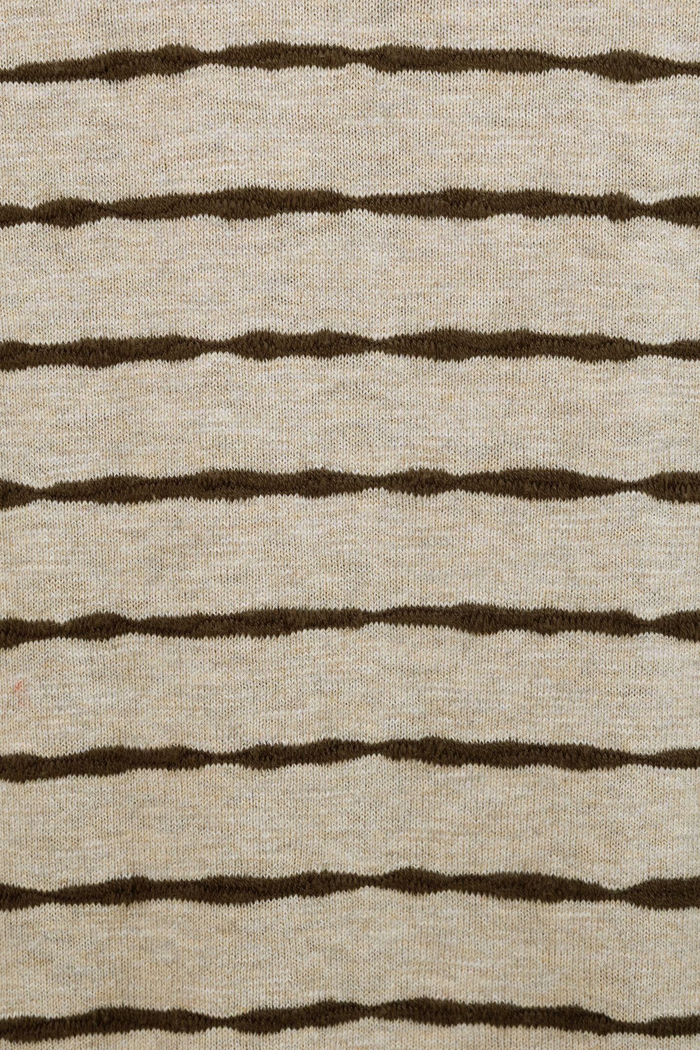 BEIGE FINE KNIT SAILOR SWEATER, KHAKI STRIPES 2