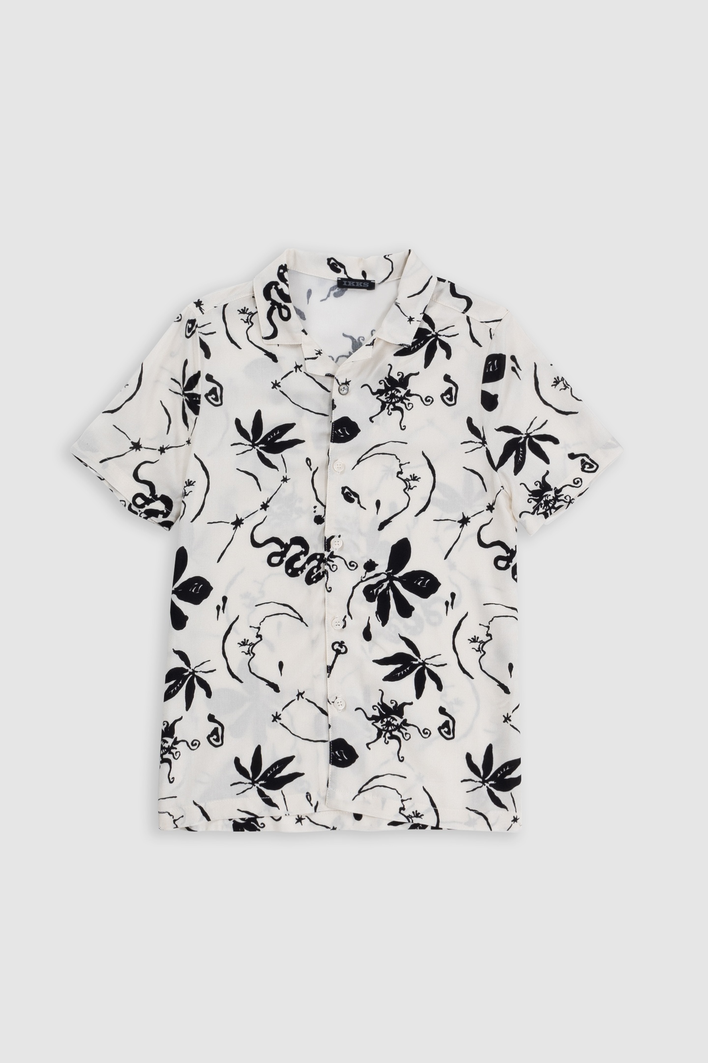 ECRU MAXI ASTRO PRINT SHIRT 1